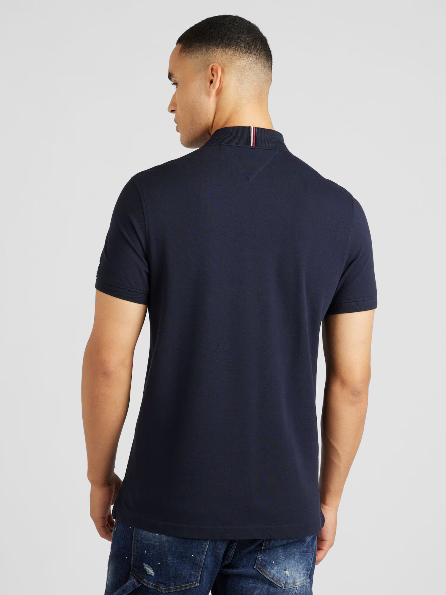 TOMMY HILFIGER Tricou bleumarin / roșu / alb - Pled.ro