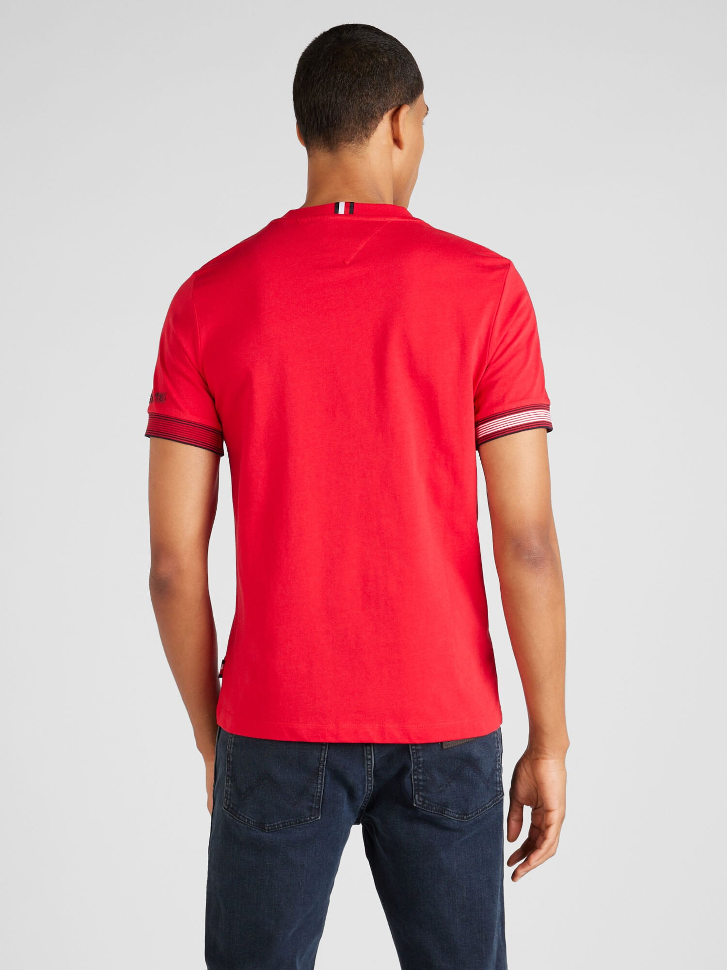 TOMMY HILFIGER Tricou bleumarin / roșu / alb - Pled.ro