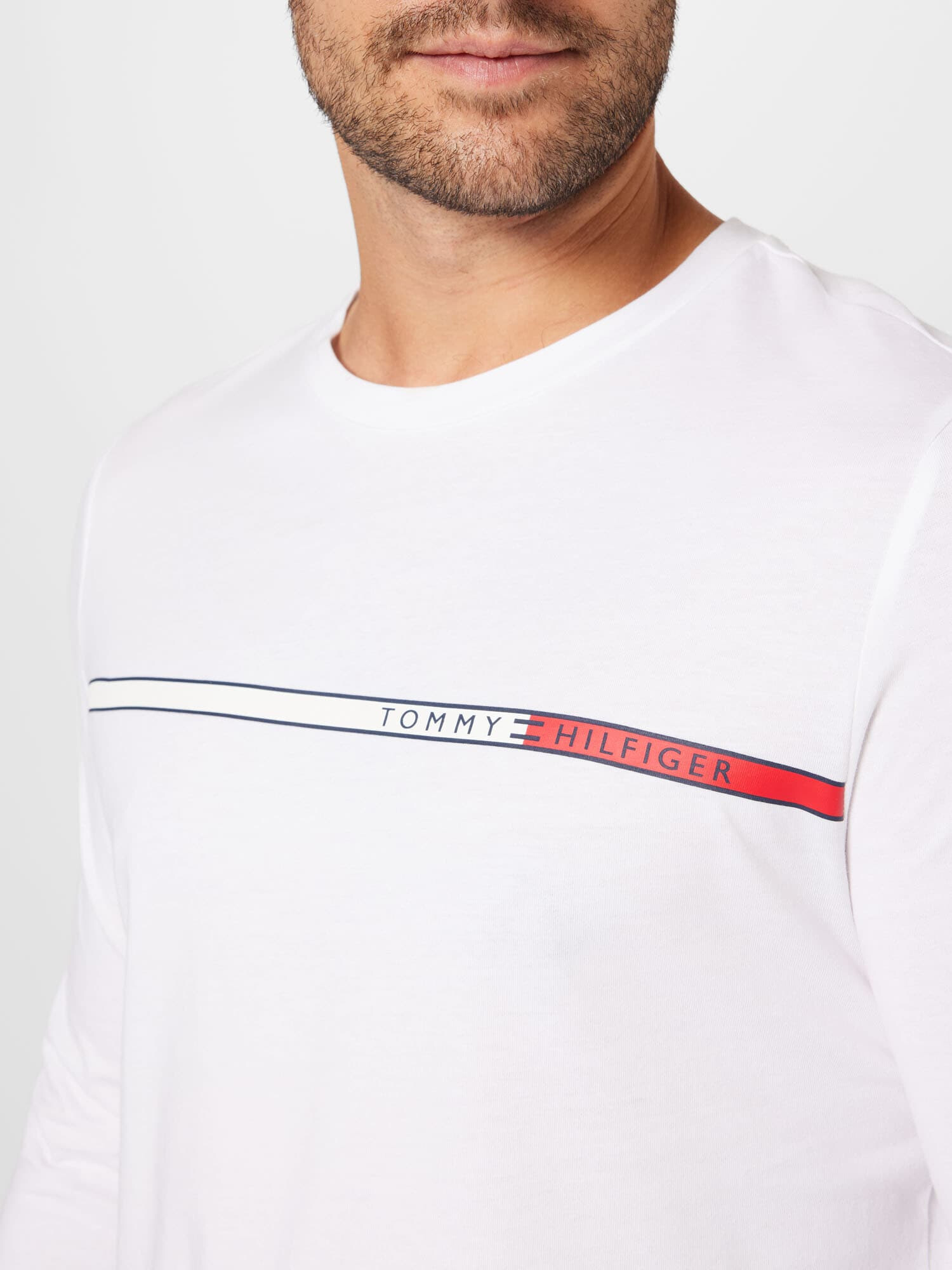 TOMMY HILFIGER Tricou bleumarin / roșu / alb - Pled.ro