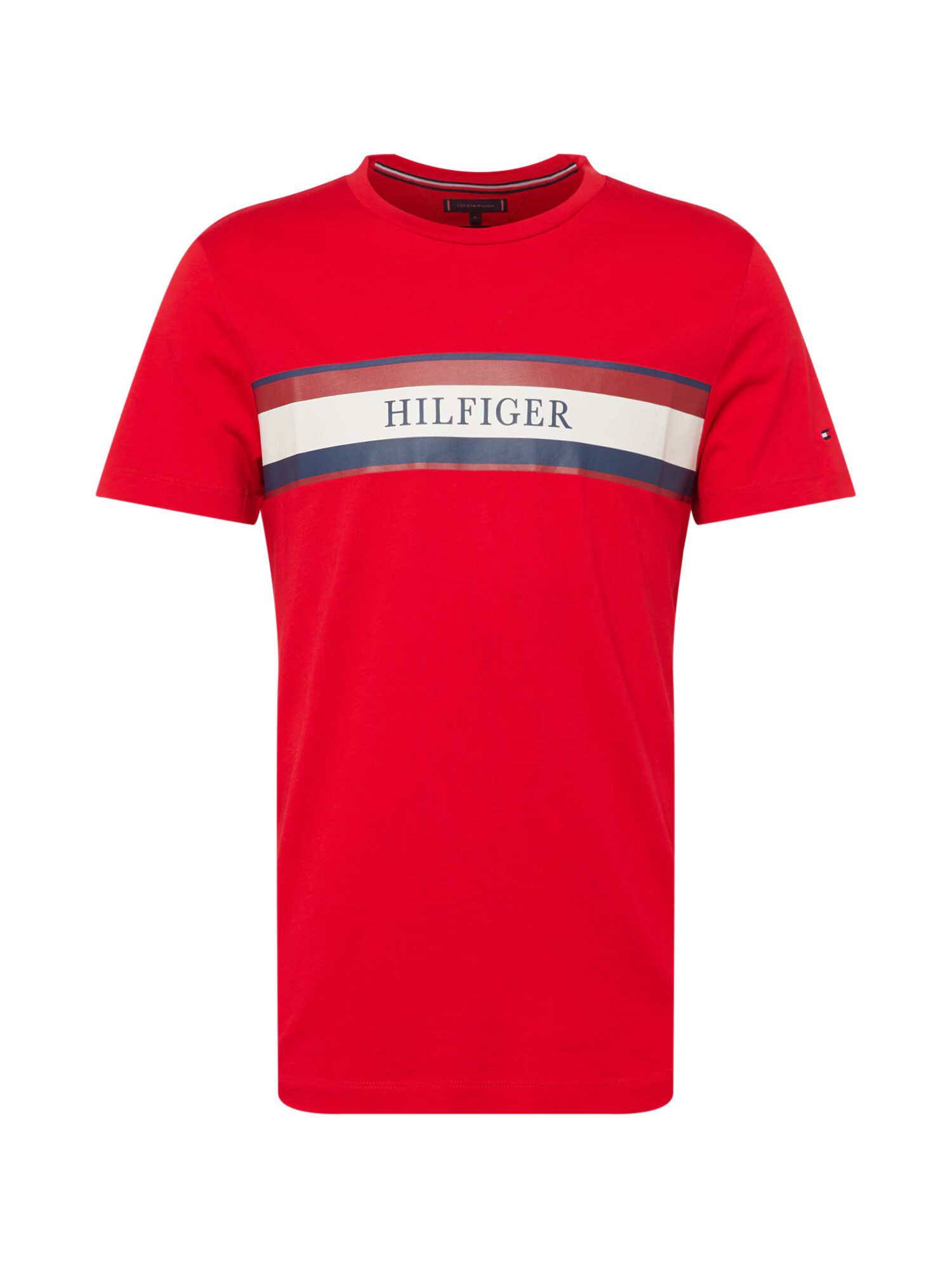 TOMMY HILFIGER Tricou bleumarin / roșu / alb - Pled.ro