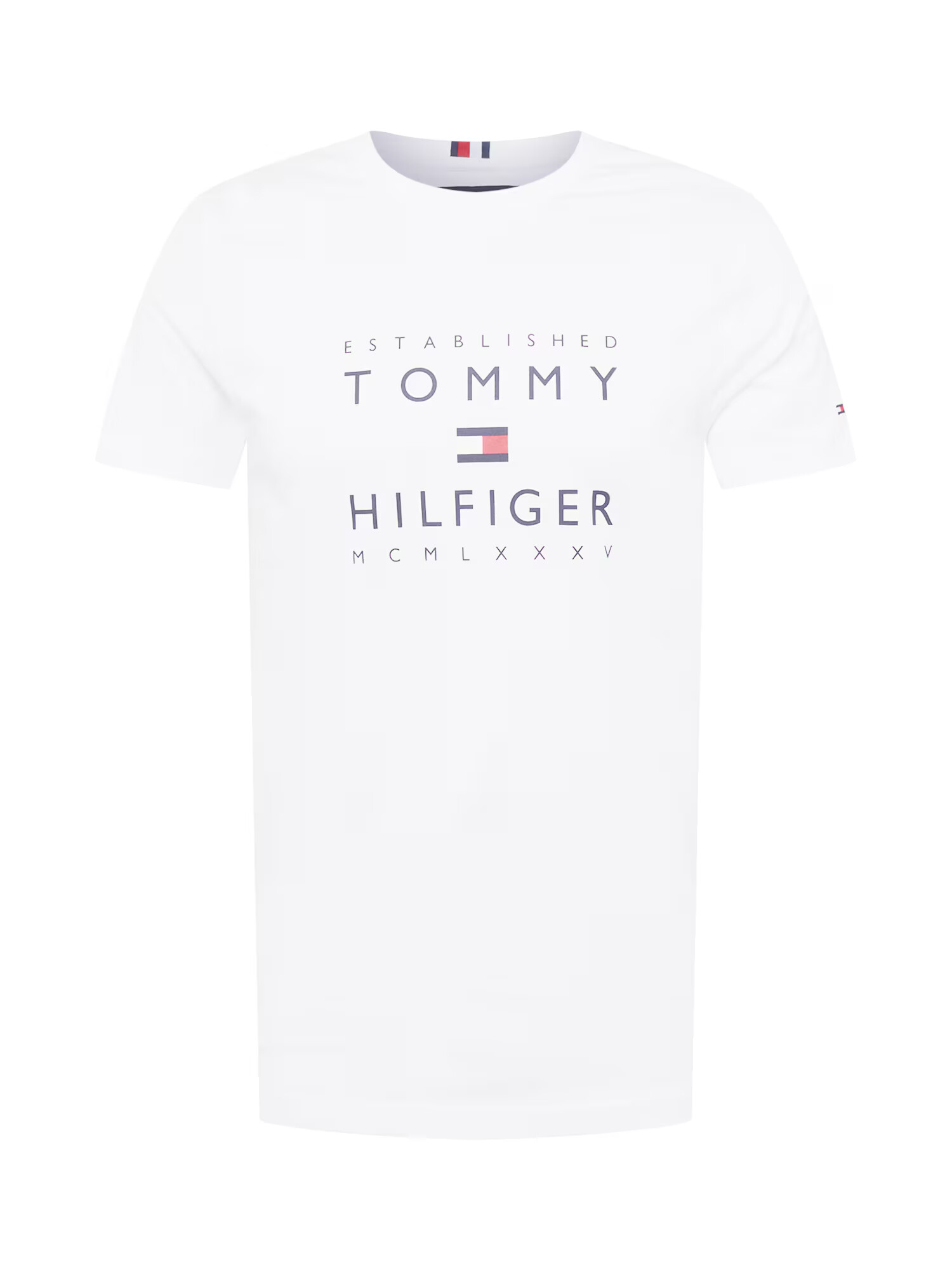 TOMMY HILFIGER Tricou bleumarin / roșu / alb - Pled.ro