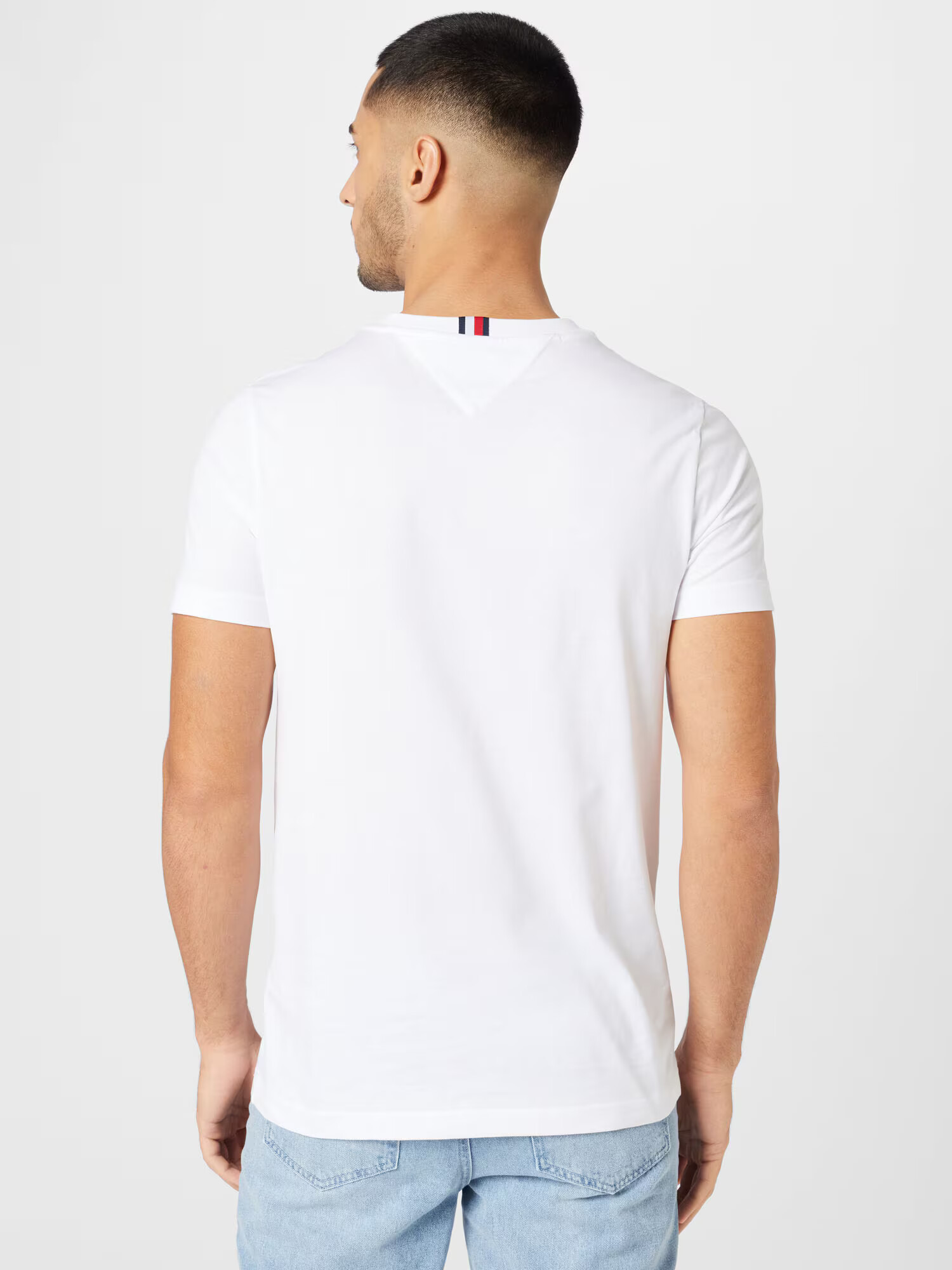 TOMMY HILFIGER Tricou bleumarin / roșu / alb - Pled.ro