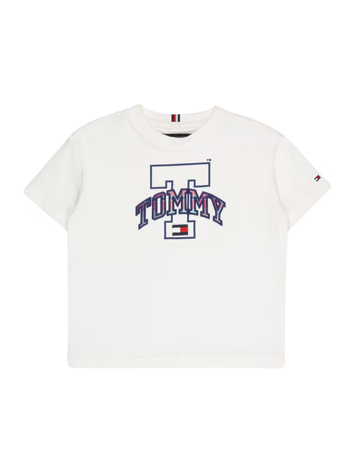 TOMMY HILFIGER Tricou bleumarin / roșu / alb - Pled.ro