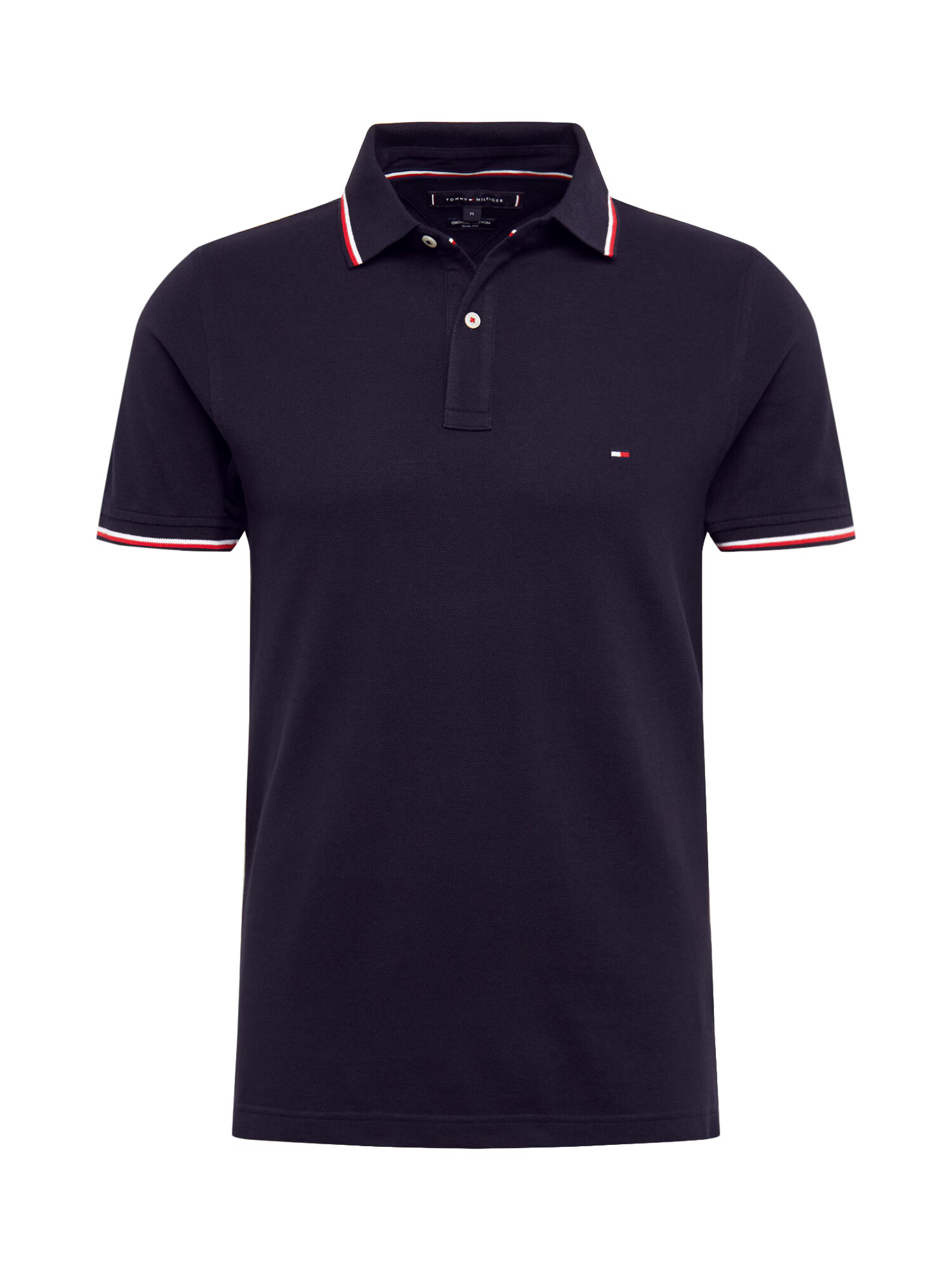 TOMMY HILFIGER Tricou bleumarin / roșu / alb - Pled.ro