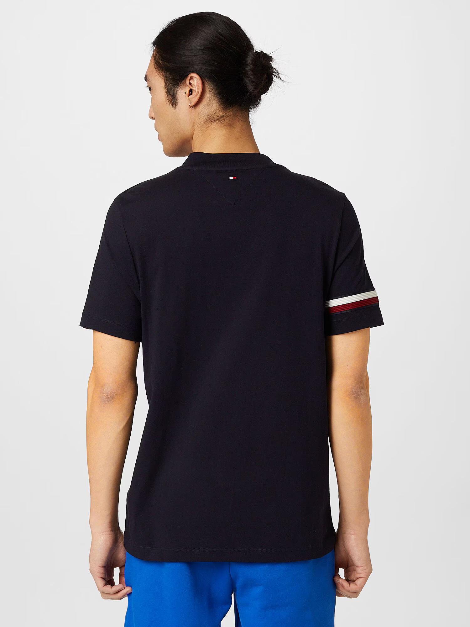 TOMMY HILFIGER Tricou bleumarin / roșu / alb - Pled.ro