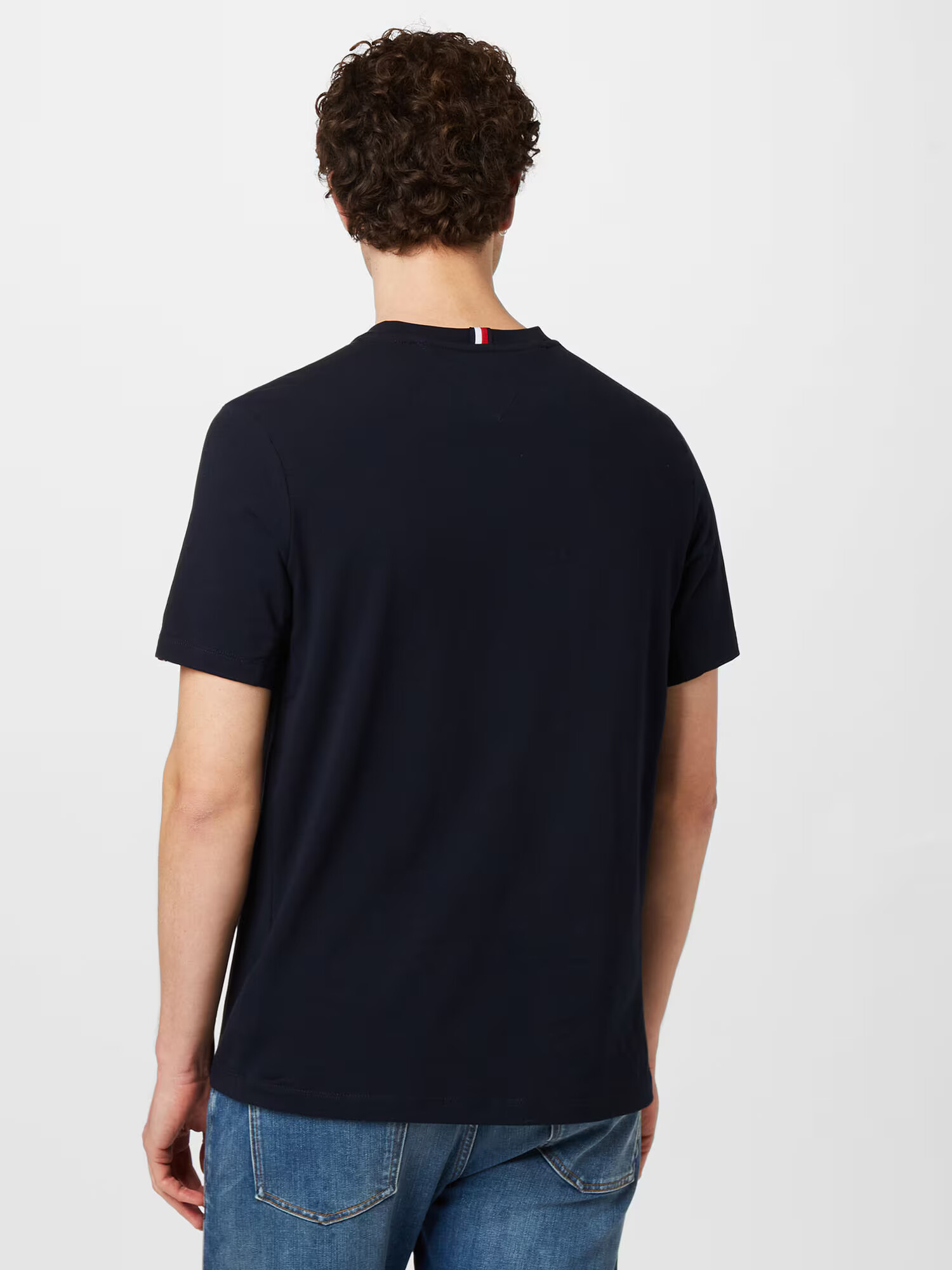 TOMMY HILFIGER Tricou bleumarin / roșu / alb - Pled.ro