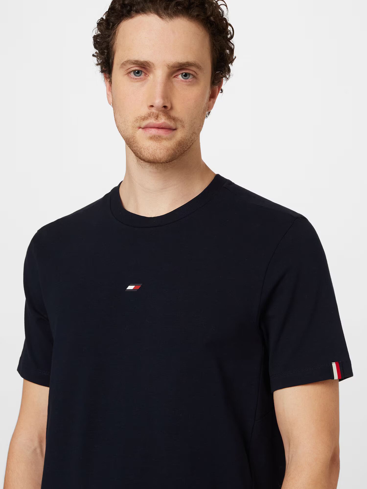 TOMMY HILFIGER Tricou bleumarin / roșu / alb - Pled.ro