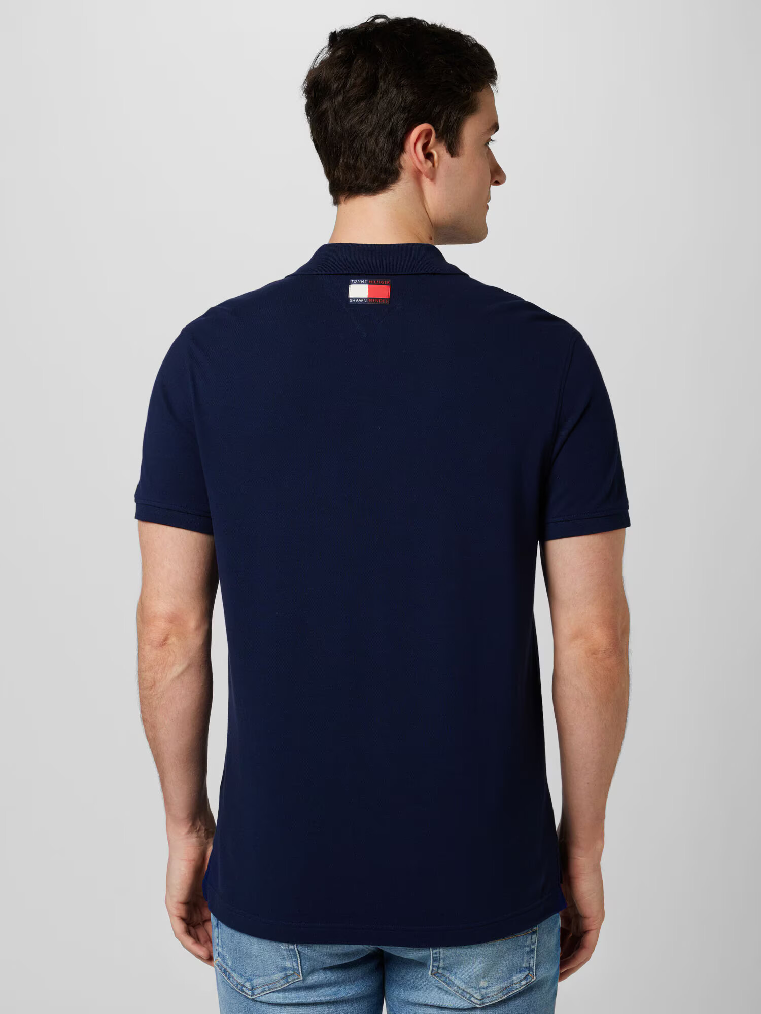 TOMMY HILFIGER Tricou bleumarin / roșu / alb murdar - Pled.ro