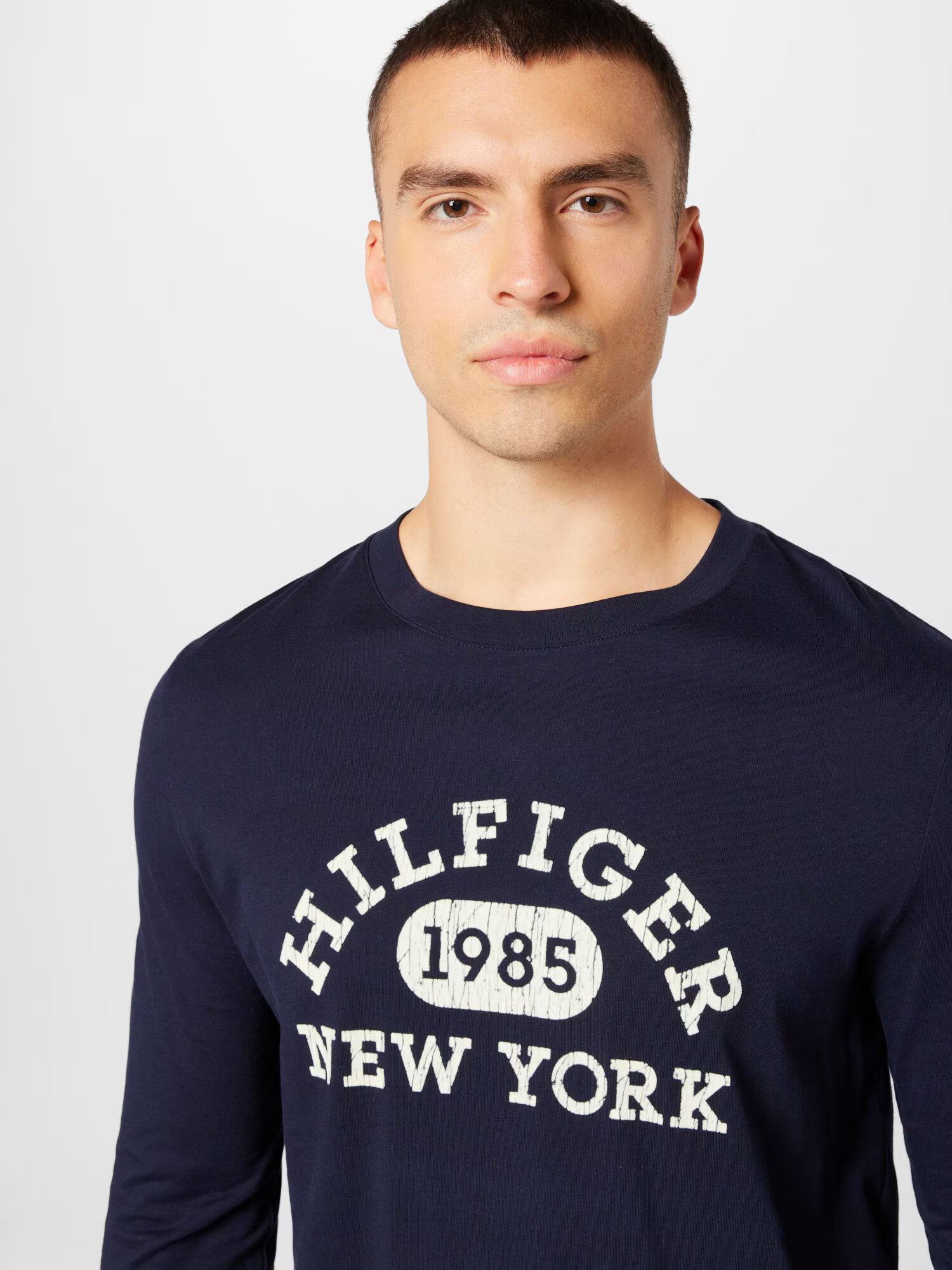 TOMMY HILFIGER Tricou bej / albastru marin - Pled.ro