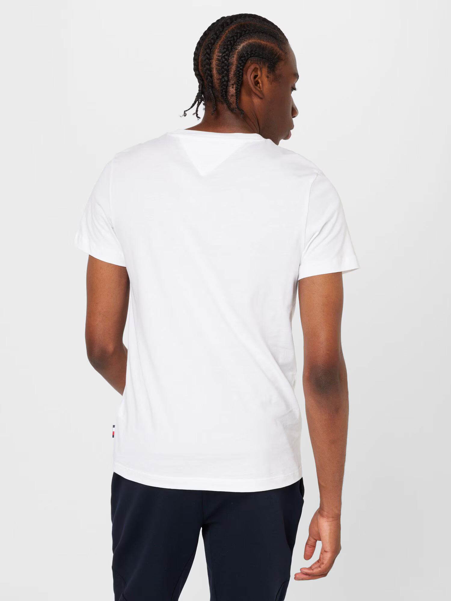 TOMMY HILFIGER Tricou bleumarin / roşu închis / alb - Pled.ro