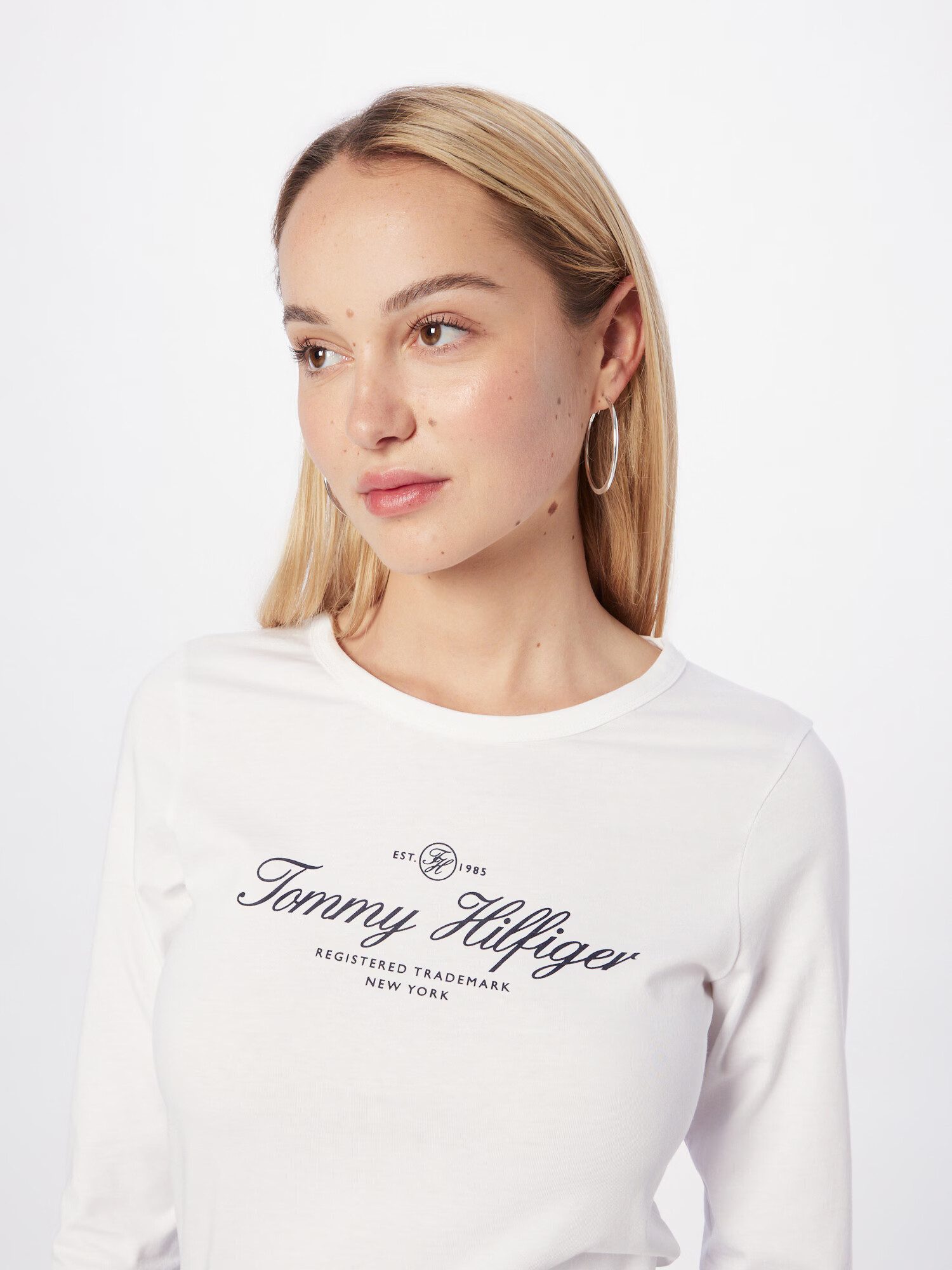 TOMMY HILFIGER Tricou bleumarin / roșu intens / negru / alb - Pled.ro