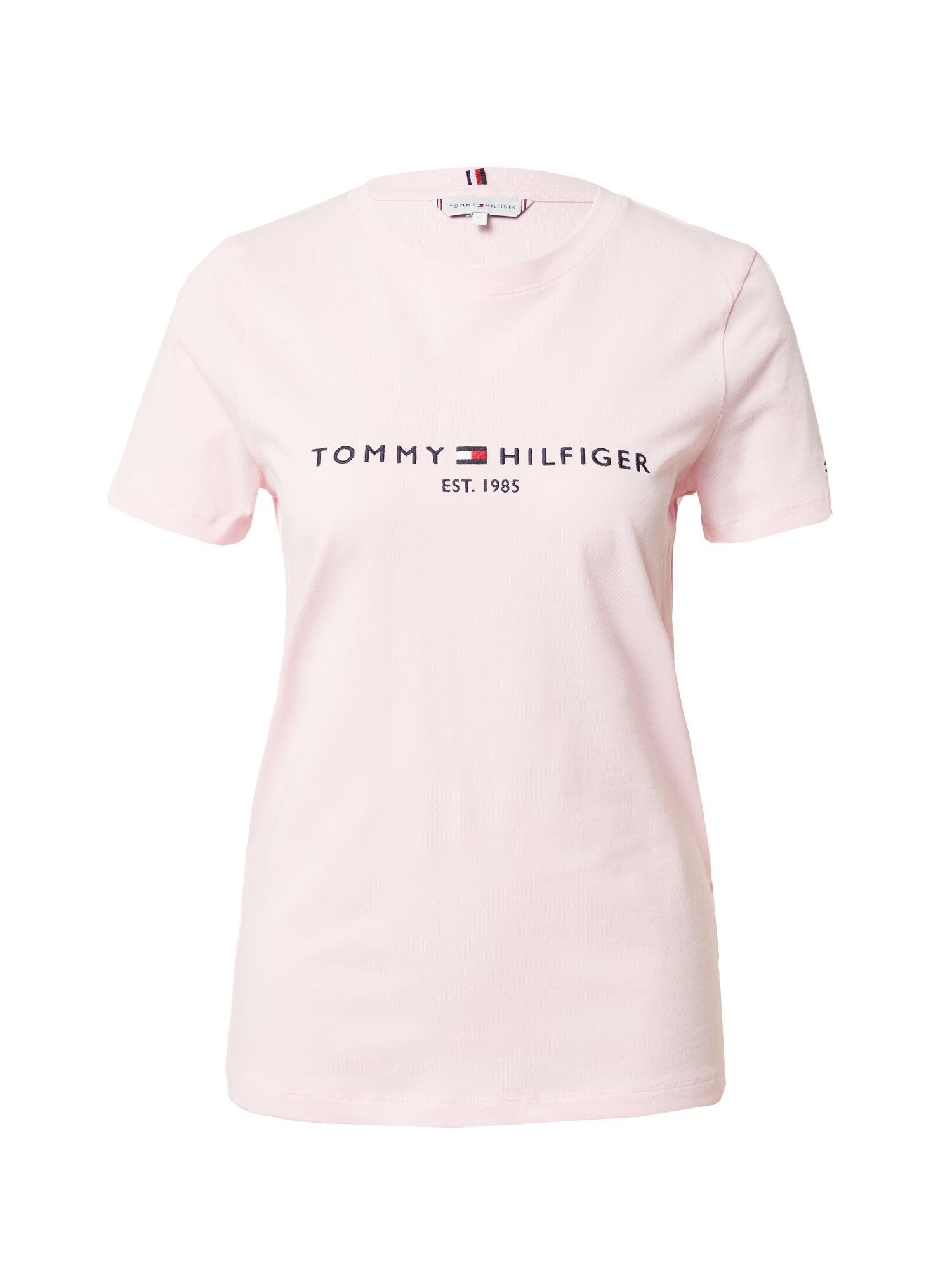 TOMMY HILFIGER Tricou bleumarin / roz pastel / roșu / alb - Pled.ro