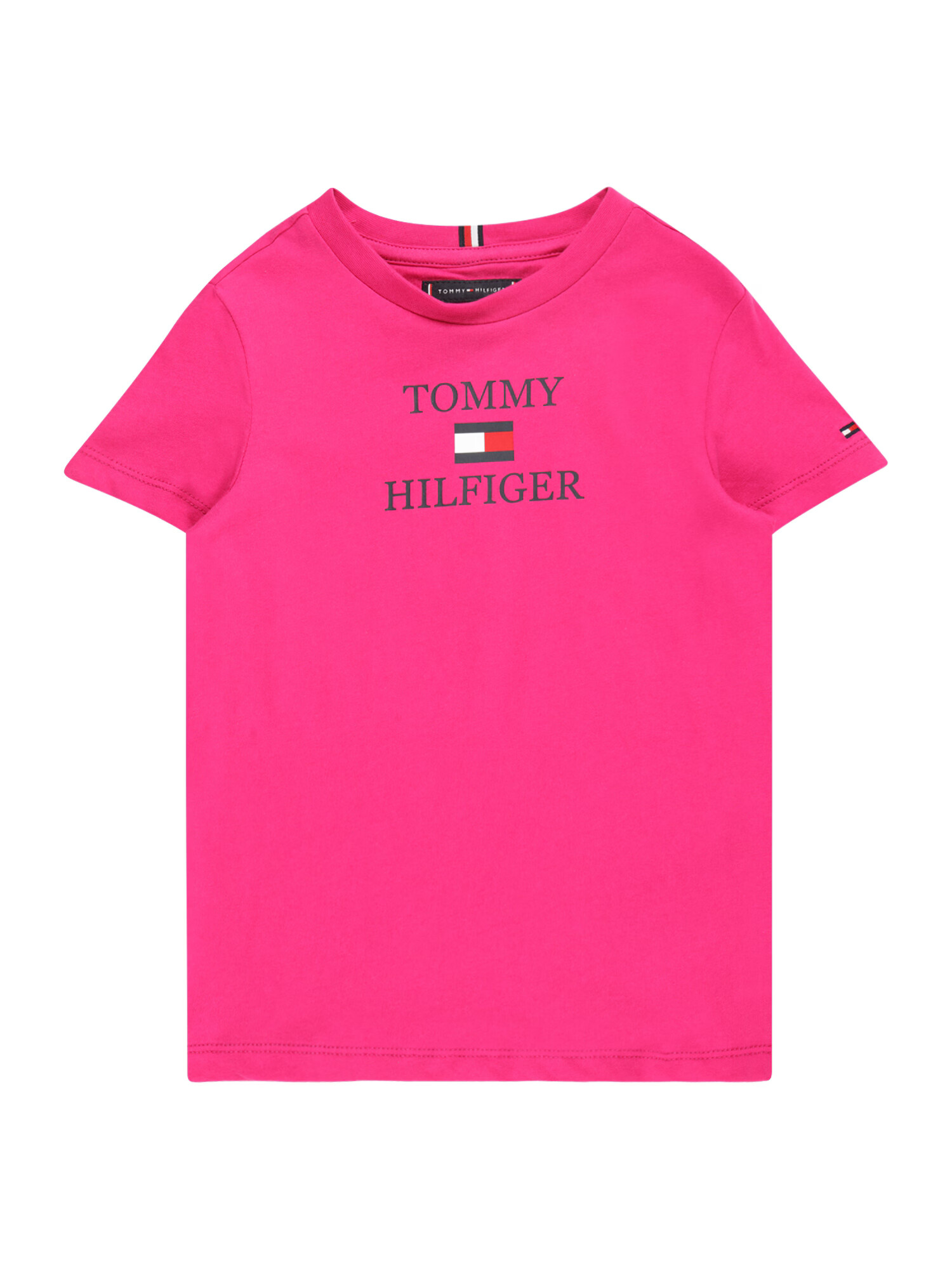 TOMMY HILFIGER Tricou bleumarin / roz / roșu / alb - Pled.ro