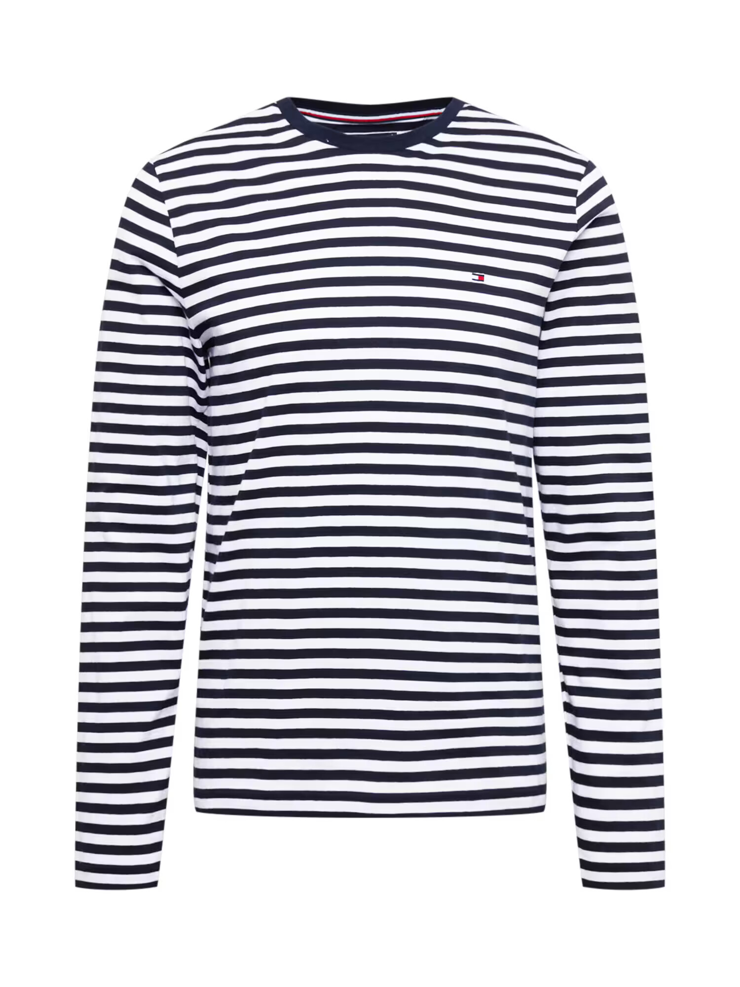 TOMMY HILFIGER Tricou bleumarin / sângeriu / alb - Pled.ro