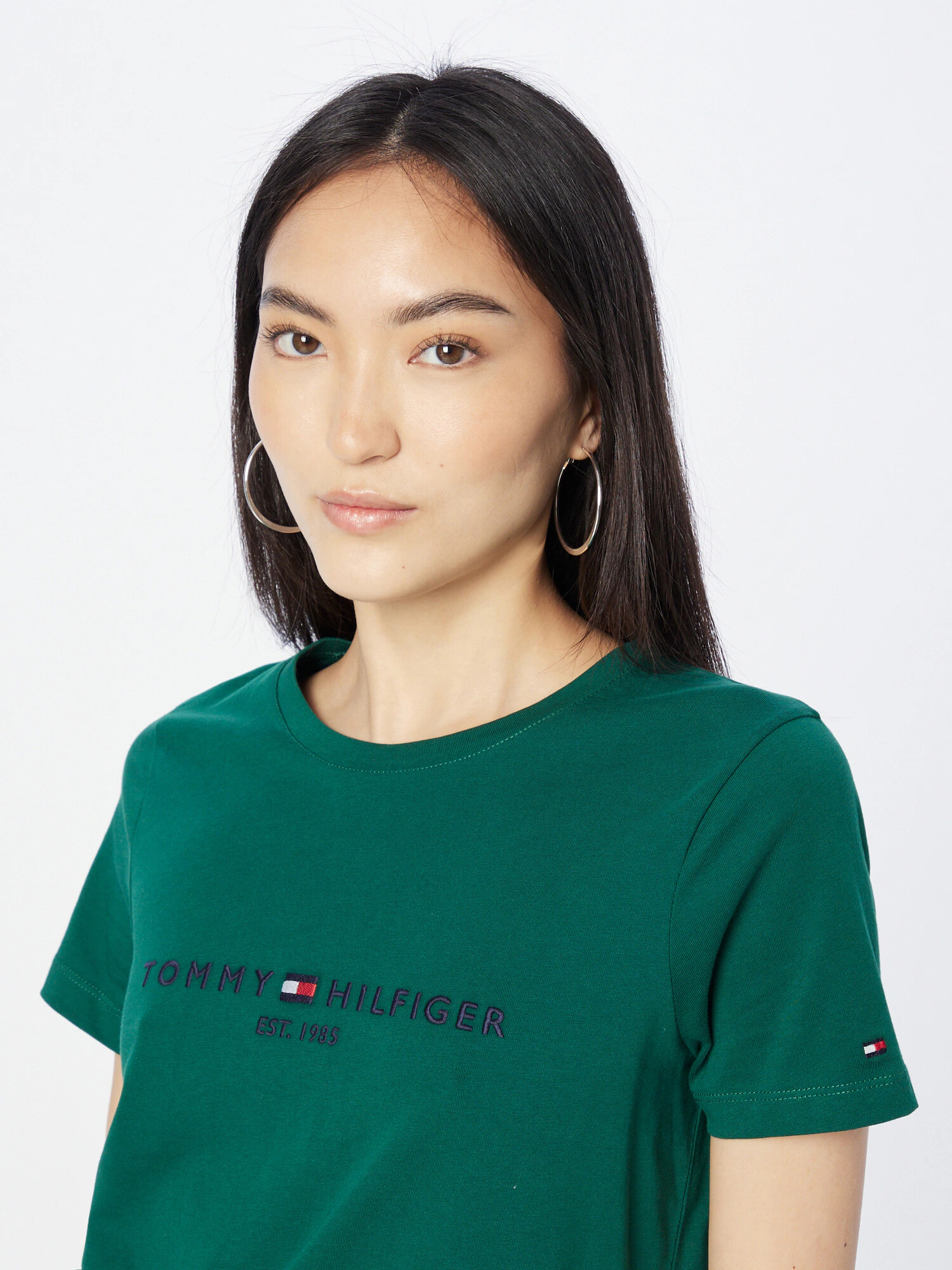 TOMMY HILFIGER Tricou bleumarin / verde închis / roșu / alb - Pled.ro