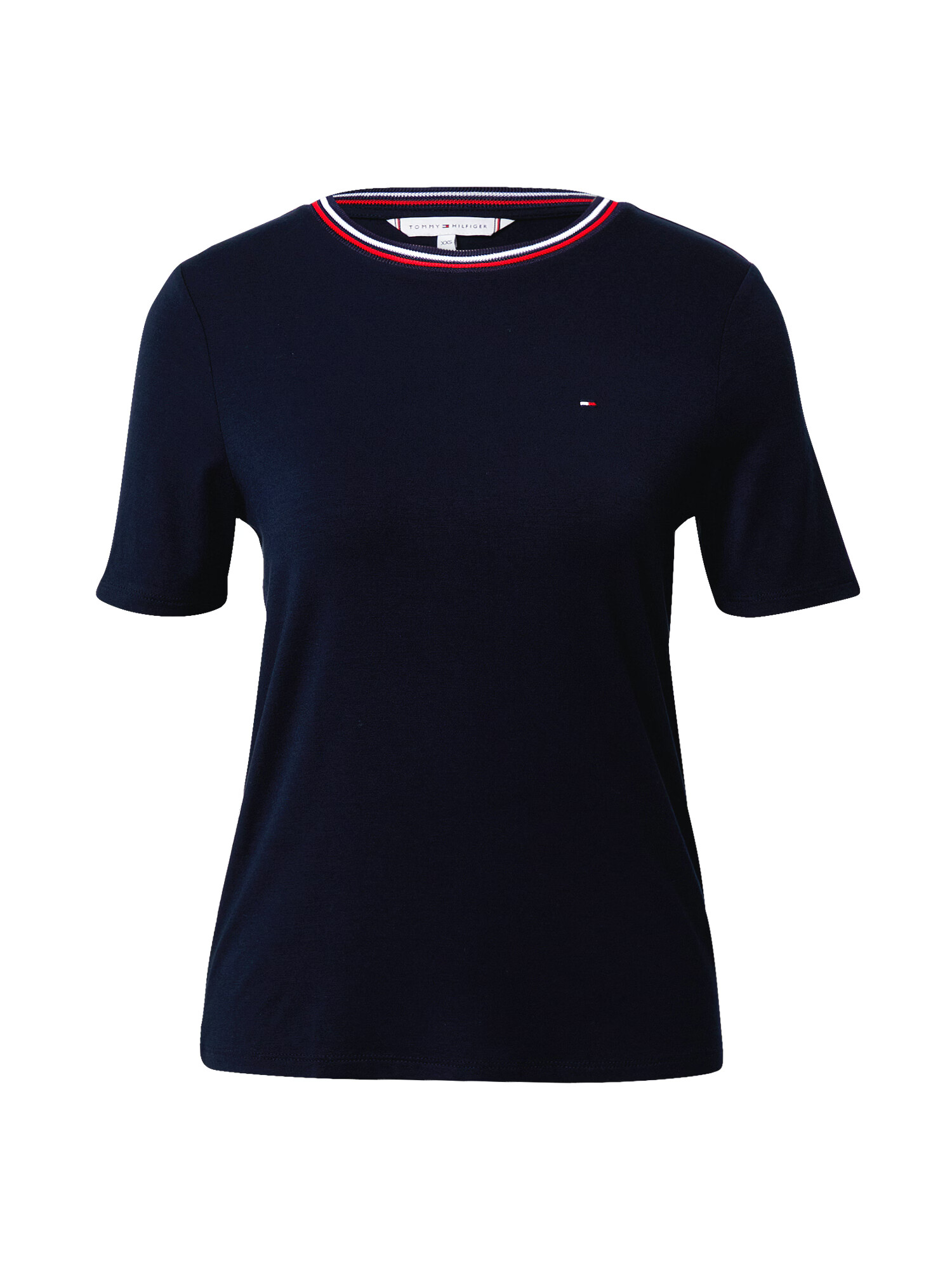 TOMMY HILFIGER Tricou 'BREE' albastru închis / roșu / alb - Pled.ro