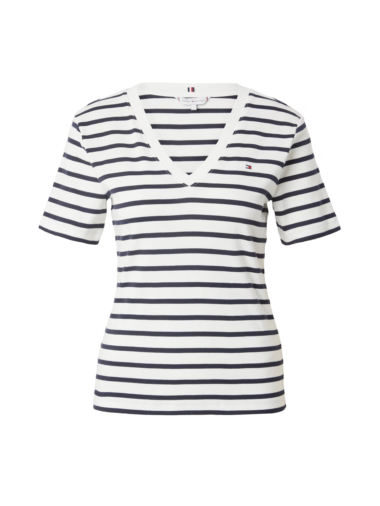 TOMMY HILFIGER Tricou 'Cody' albastru noapte / roșu / alb - Pled.ro