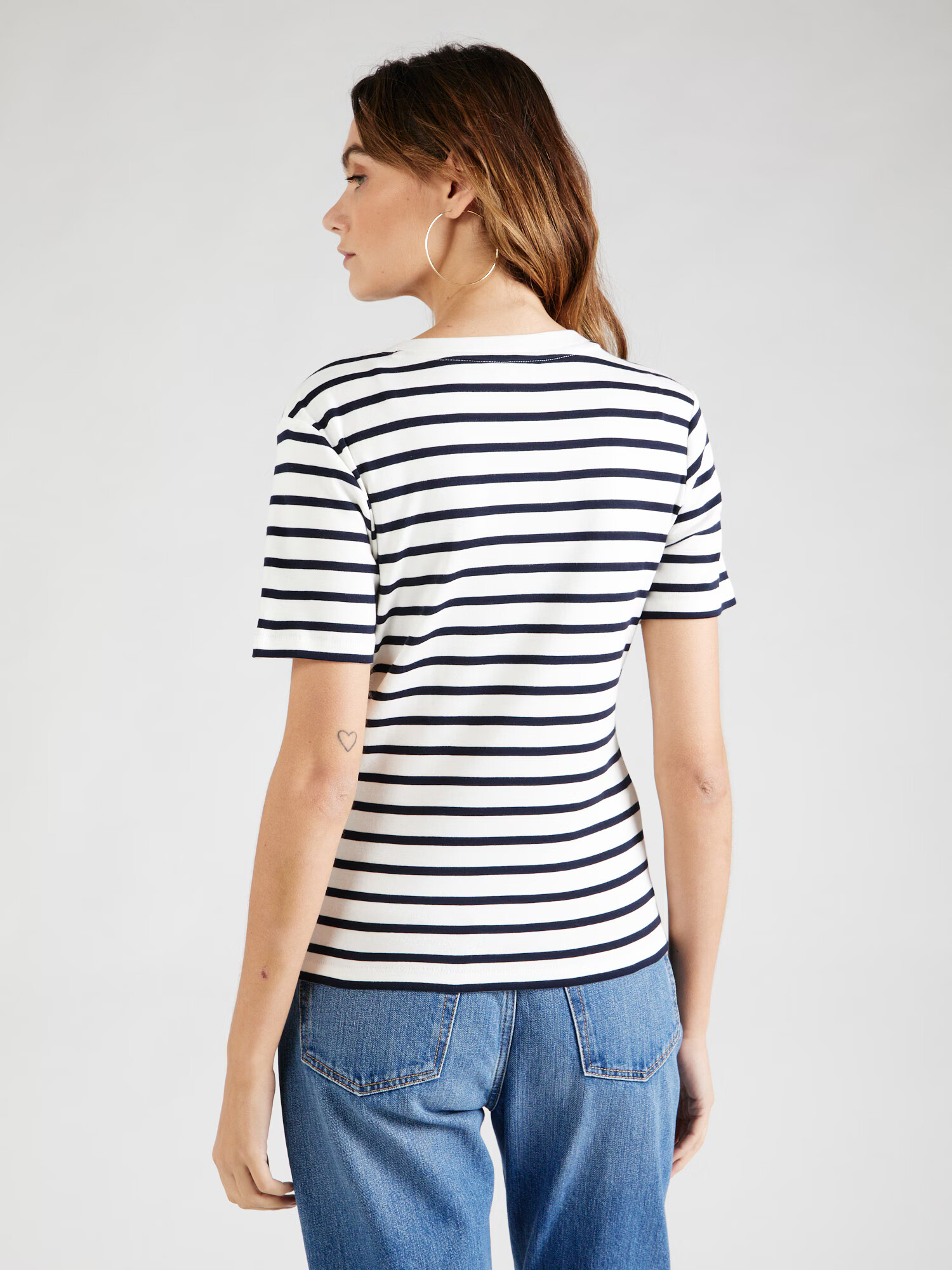 TOMMY HILFIGER Tricou 'Cody' albastru noapte / roșu / alb - Pled.ro