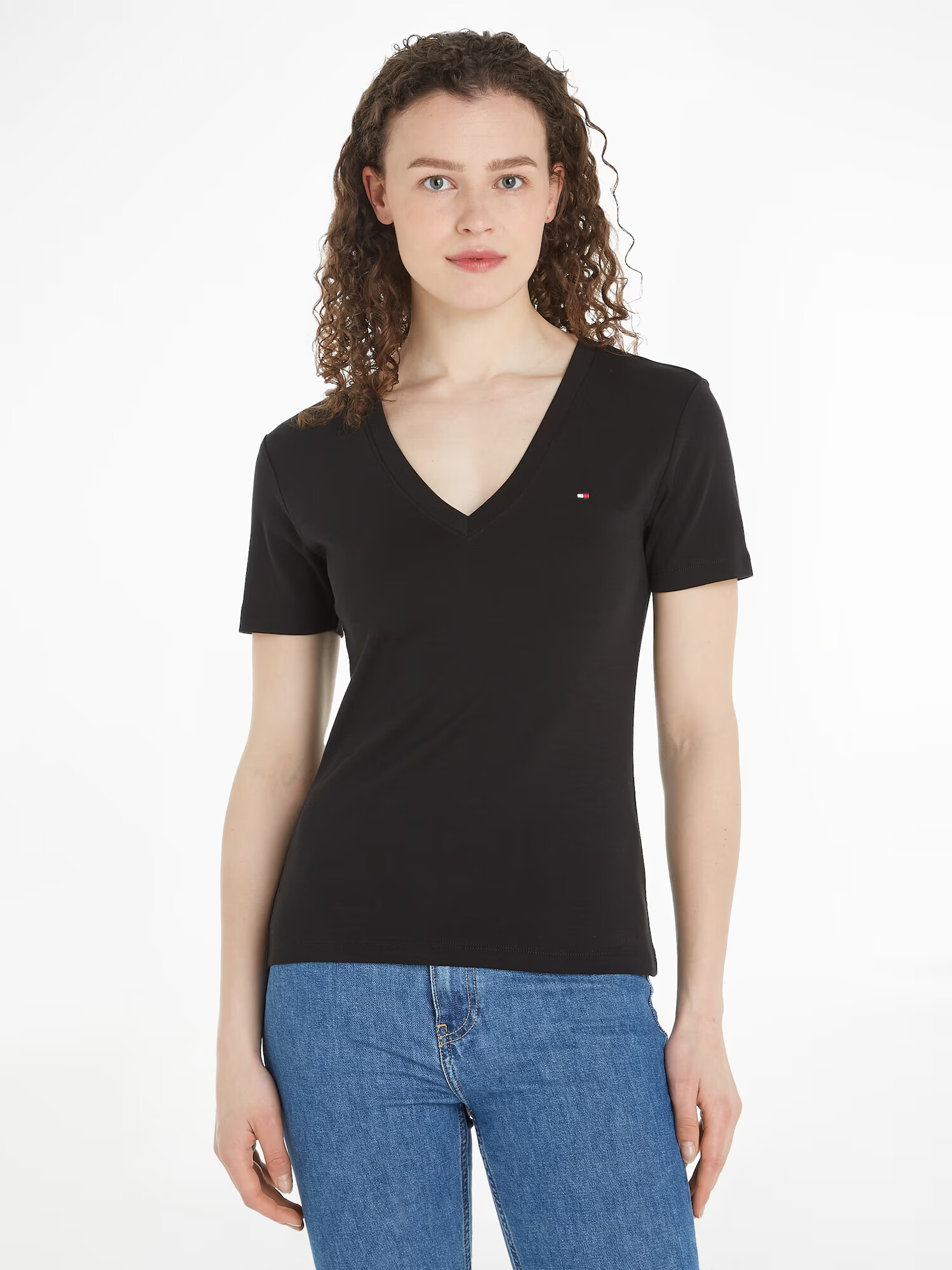 TOMMY HILFIGER Tricou 'CODY' albastru / roșu / negru / alb - Pled.ro