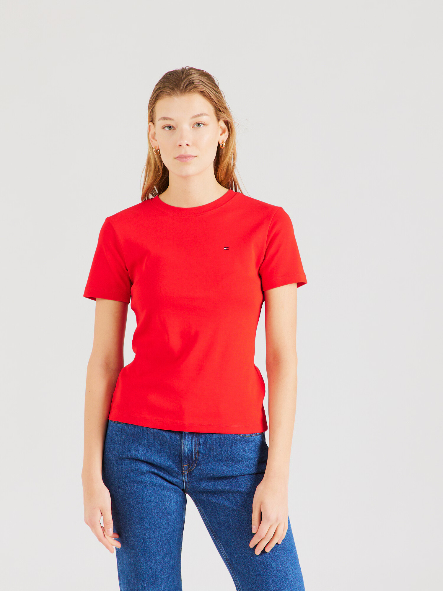 TOMMY HILFIGER Tricou 'Cody' bleumarin / roșu / alb - Pled.ro