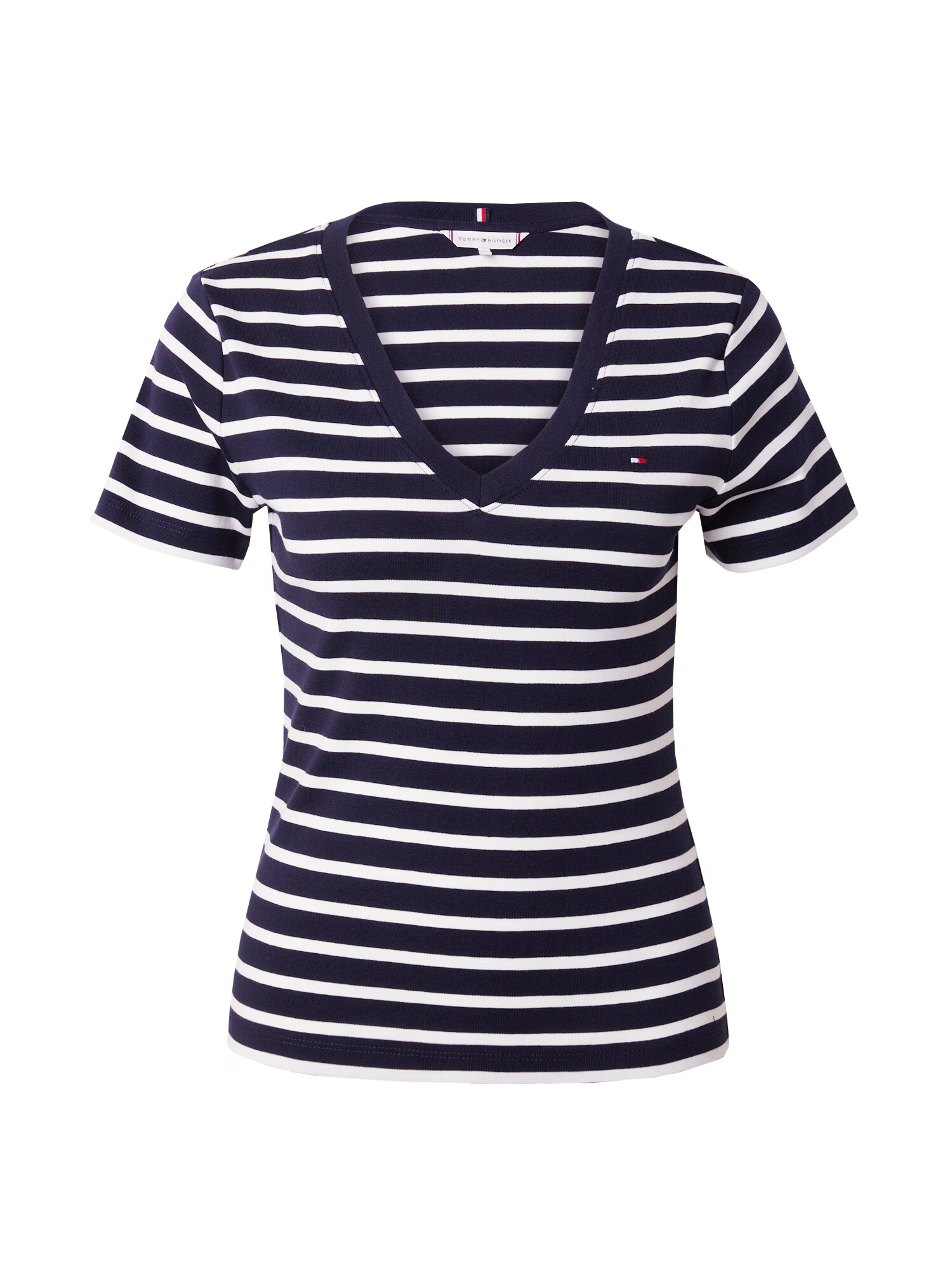 TOMMY HILFIGER Tricou 'Cody' albastru marin / roșu intens / alb - Pled.ro