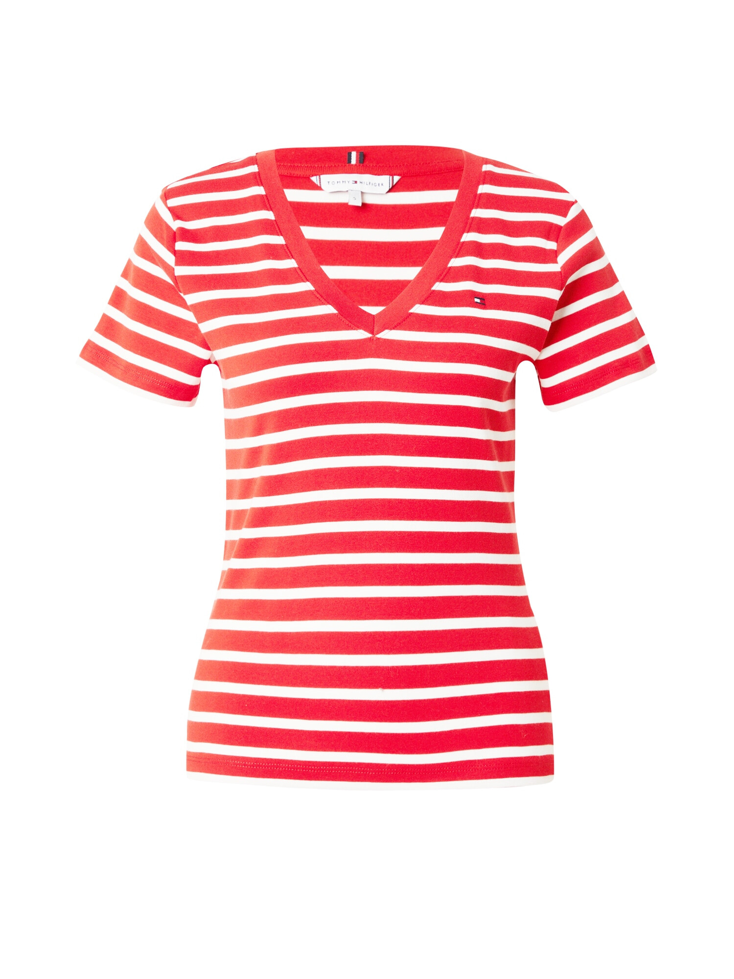 TOMMY HILFIGER Tricou 'Cody' roșu / alb - Pled.ro