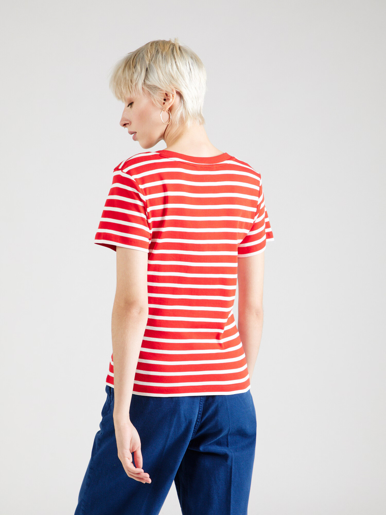 TOMMY HILFIGER Tricou 'Cody' roșu / alb - Pled.ro