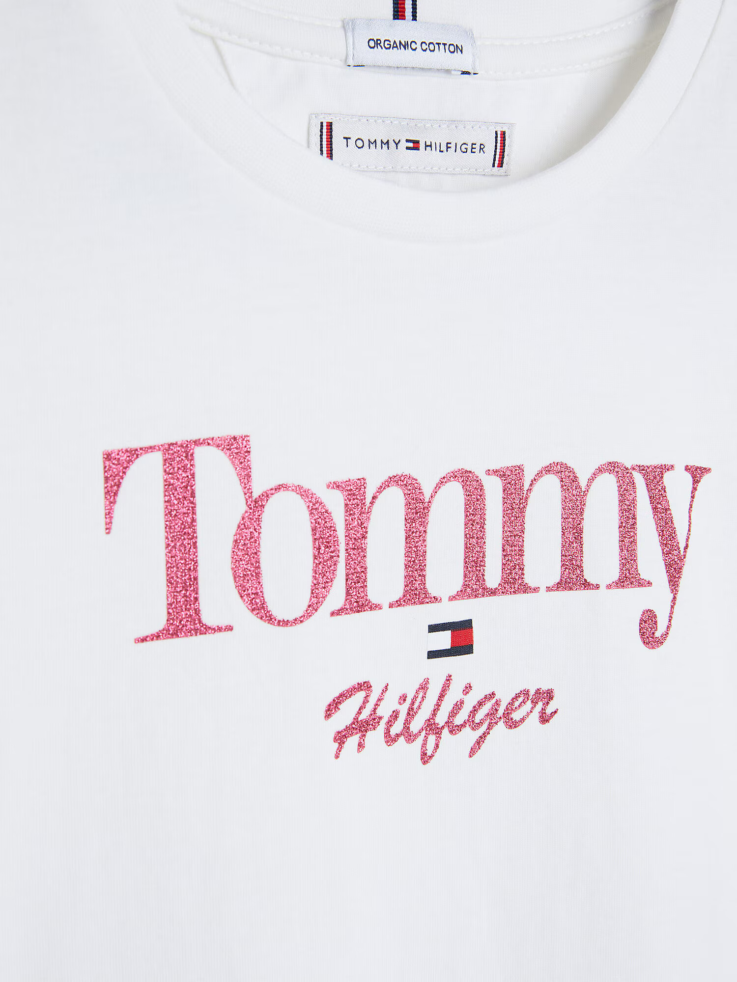 TOMMY HILFIGER Tricou crem / albastru noapte / roz pitaya - Pled.ro