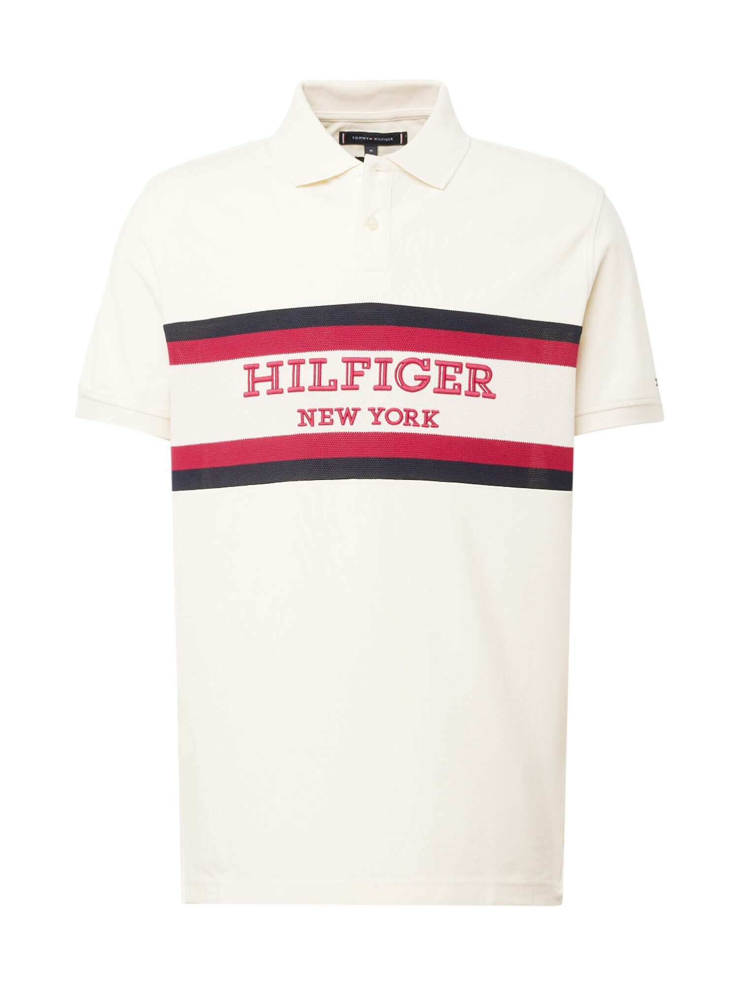 TOMMY HILFIGER Tricou crem / roșu / negru - Pled.ro