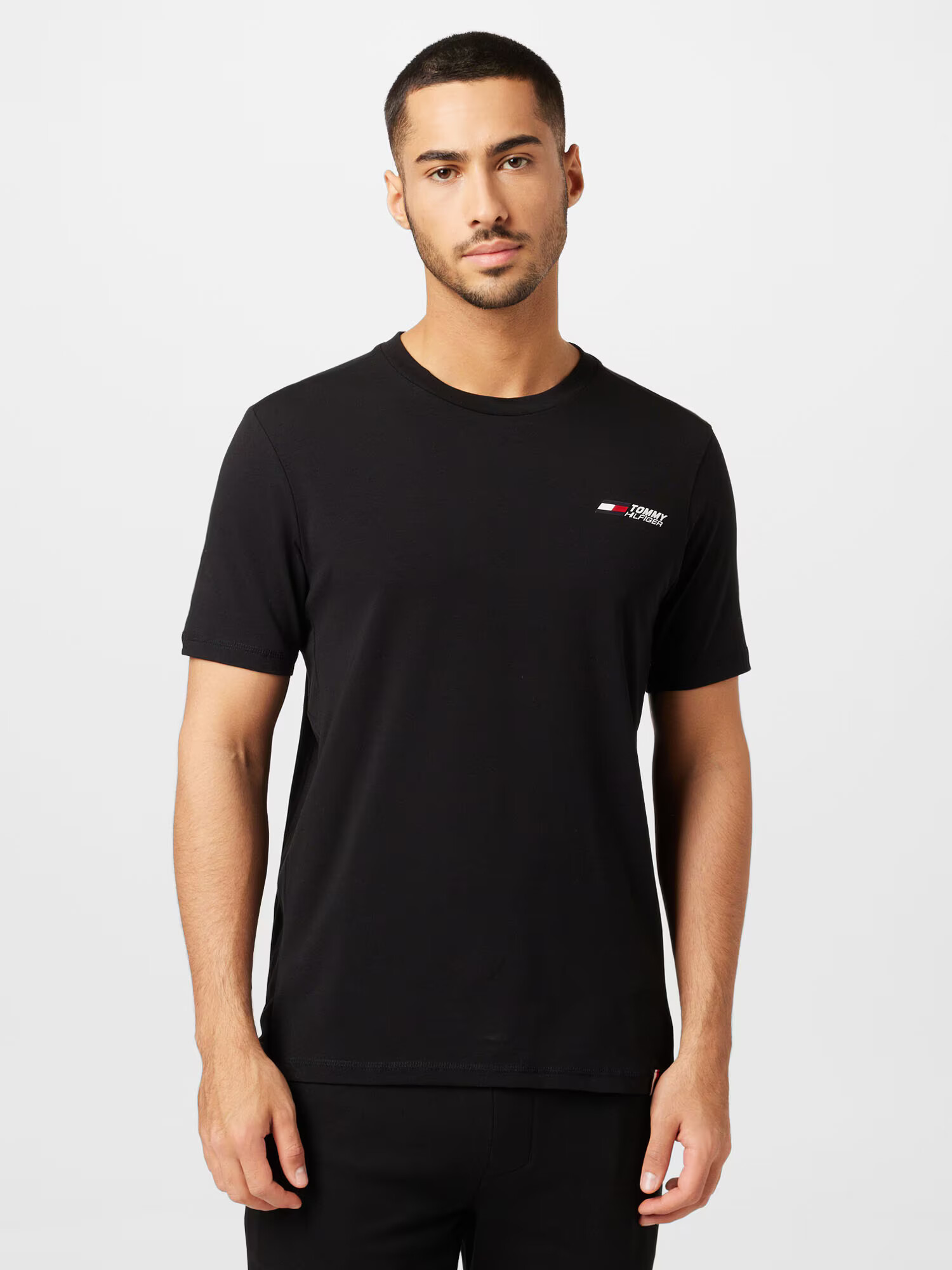 TOMMY HILFIGER Tricou roșu / negru / alb - Pled.ro