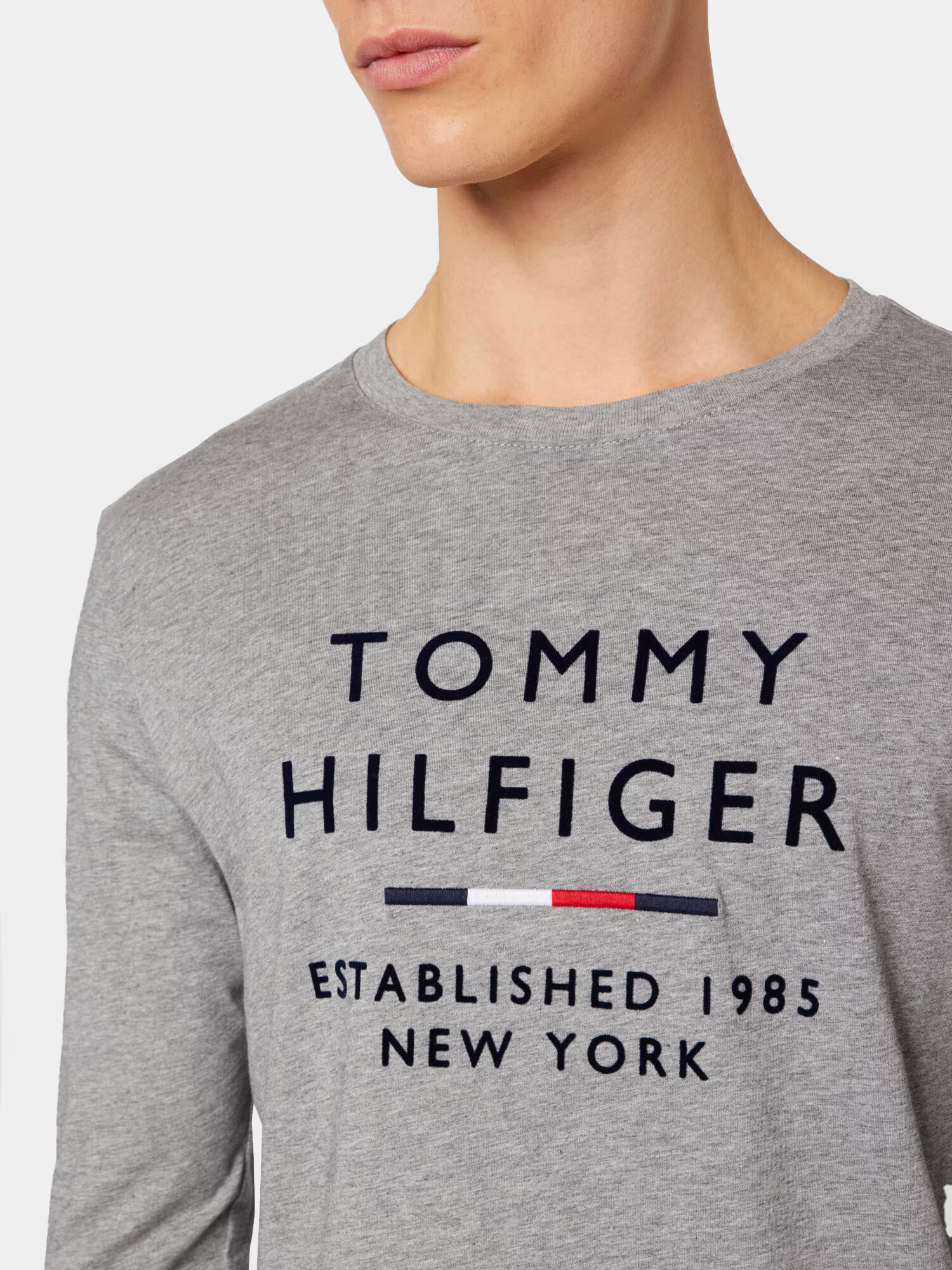 TOMMY HILFIGER Tricou gri amestecat / roșu / negru / alb - Pled.ro