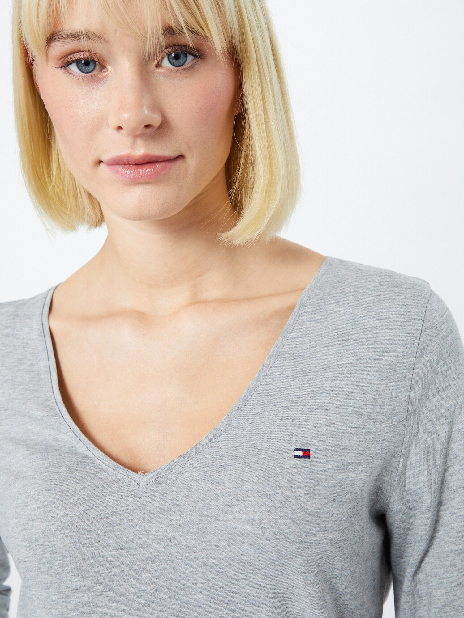 TOMMY HILFIGER Tricou gri deschis - Pled.ro