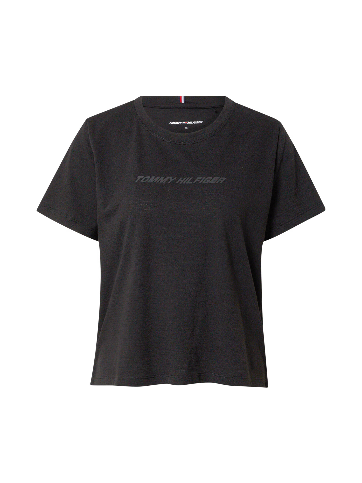 TOMMY HILFIGER Tricou gri închis / negru - Pled.ro