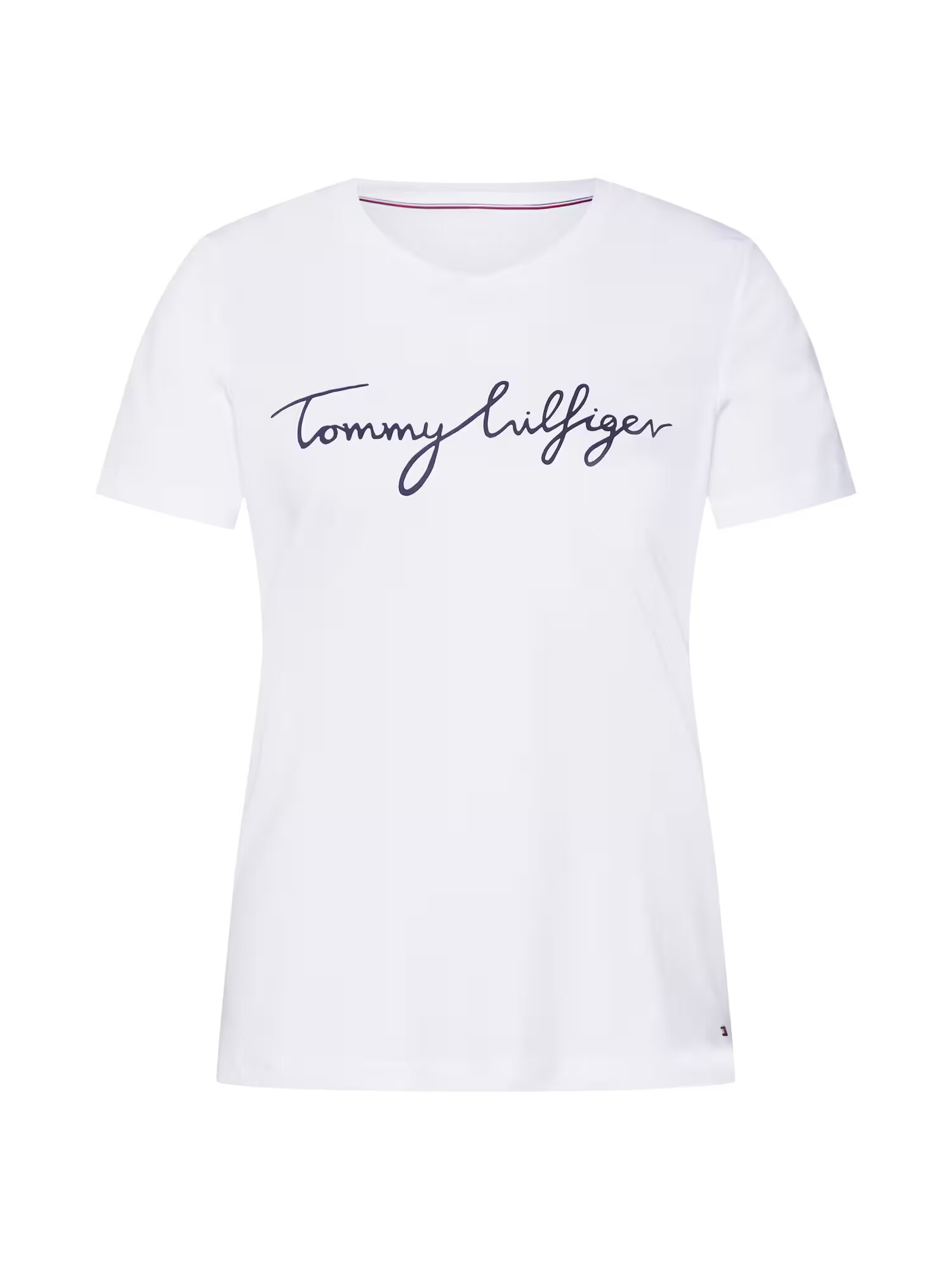 TOMMY HILFIGER Tricou 'Heritage' albastru noapte / alb - Pled.ro