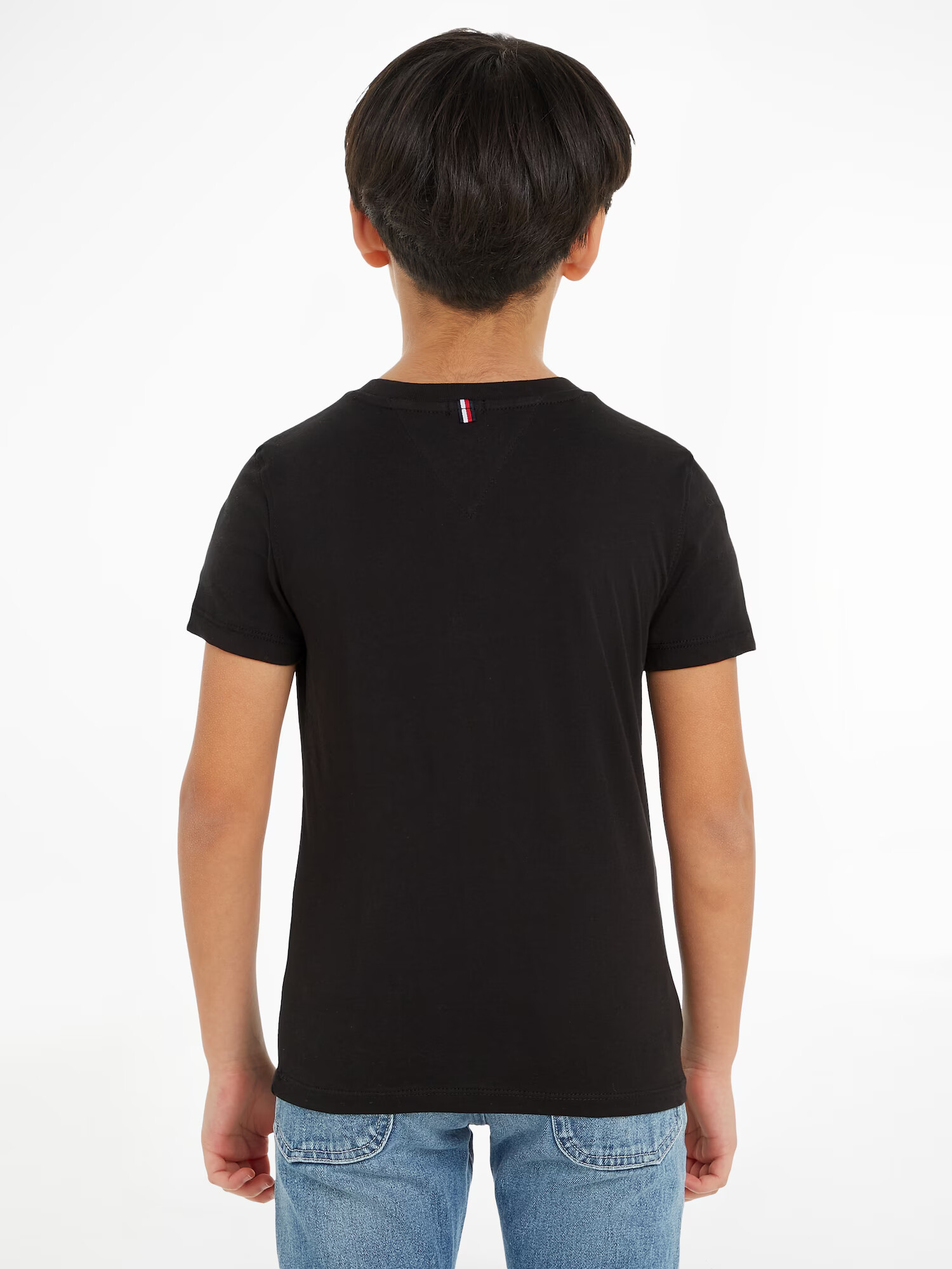 TOMMY HILFIGER Tricou negru - Pled.ro