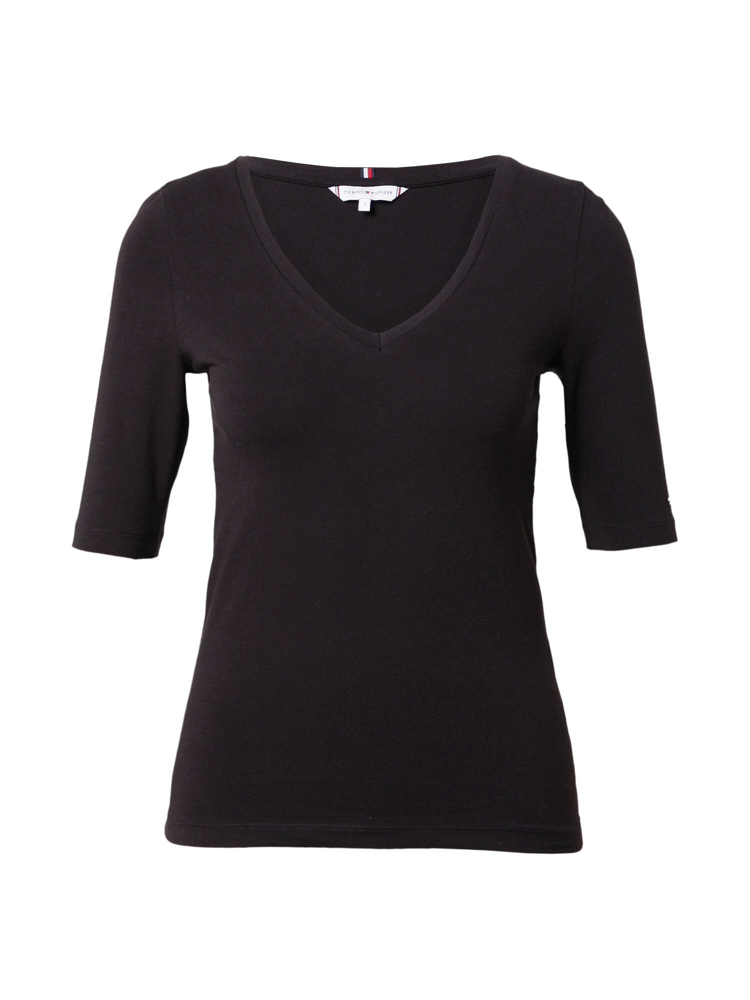 TOMMY HILFIGER Tricou negru - Pled.ro