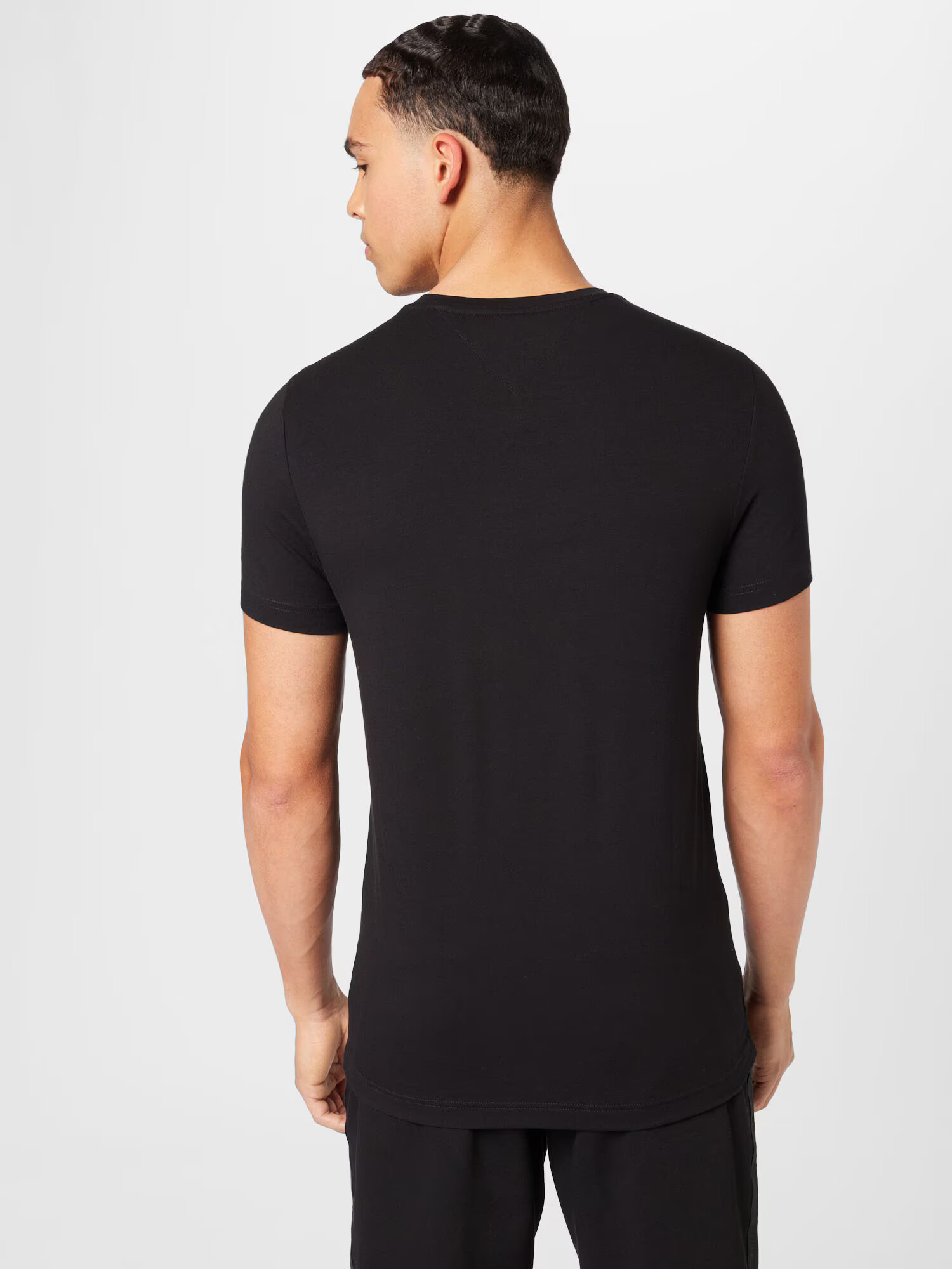 TOMMY HILFIGER Tricou negru - Pled.ro