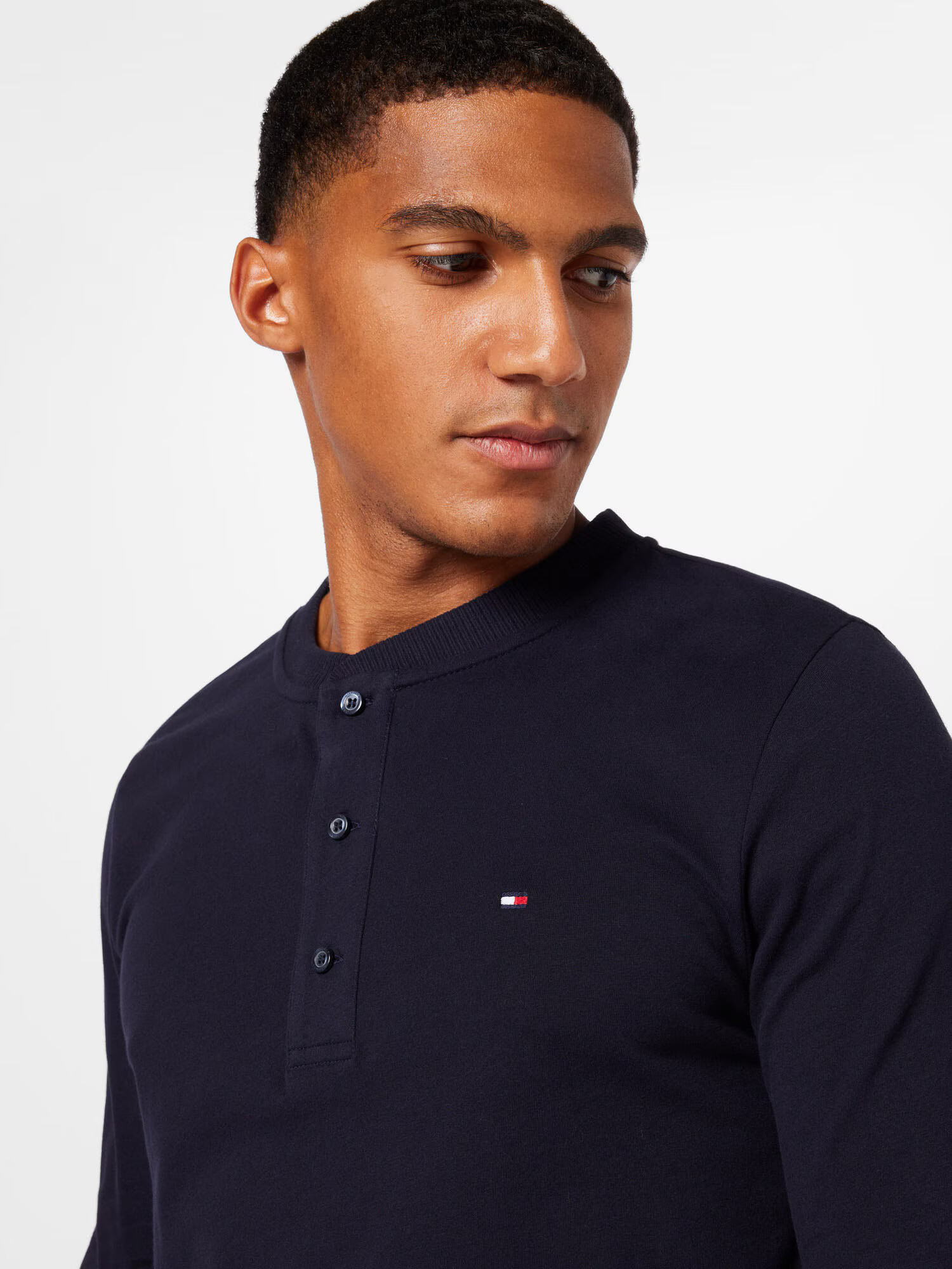 TOMMY HILFIGER Tricou negru - Pled.ro