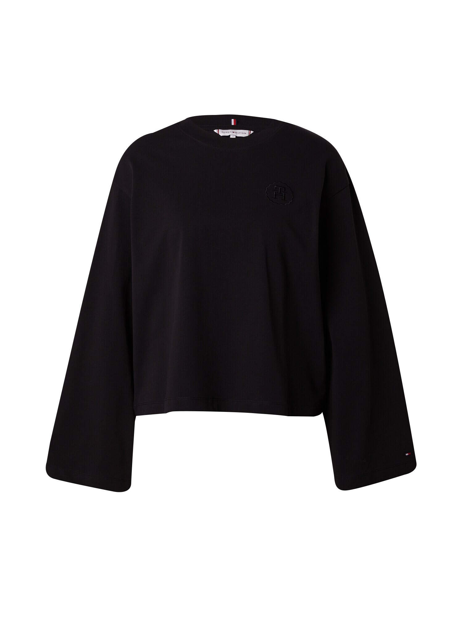 TOMMY HILFIGER Tricou negru - Pled.ro