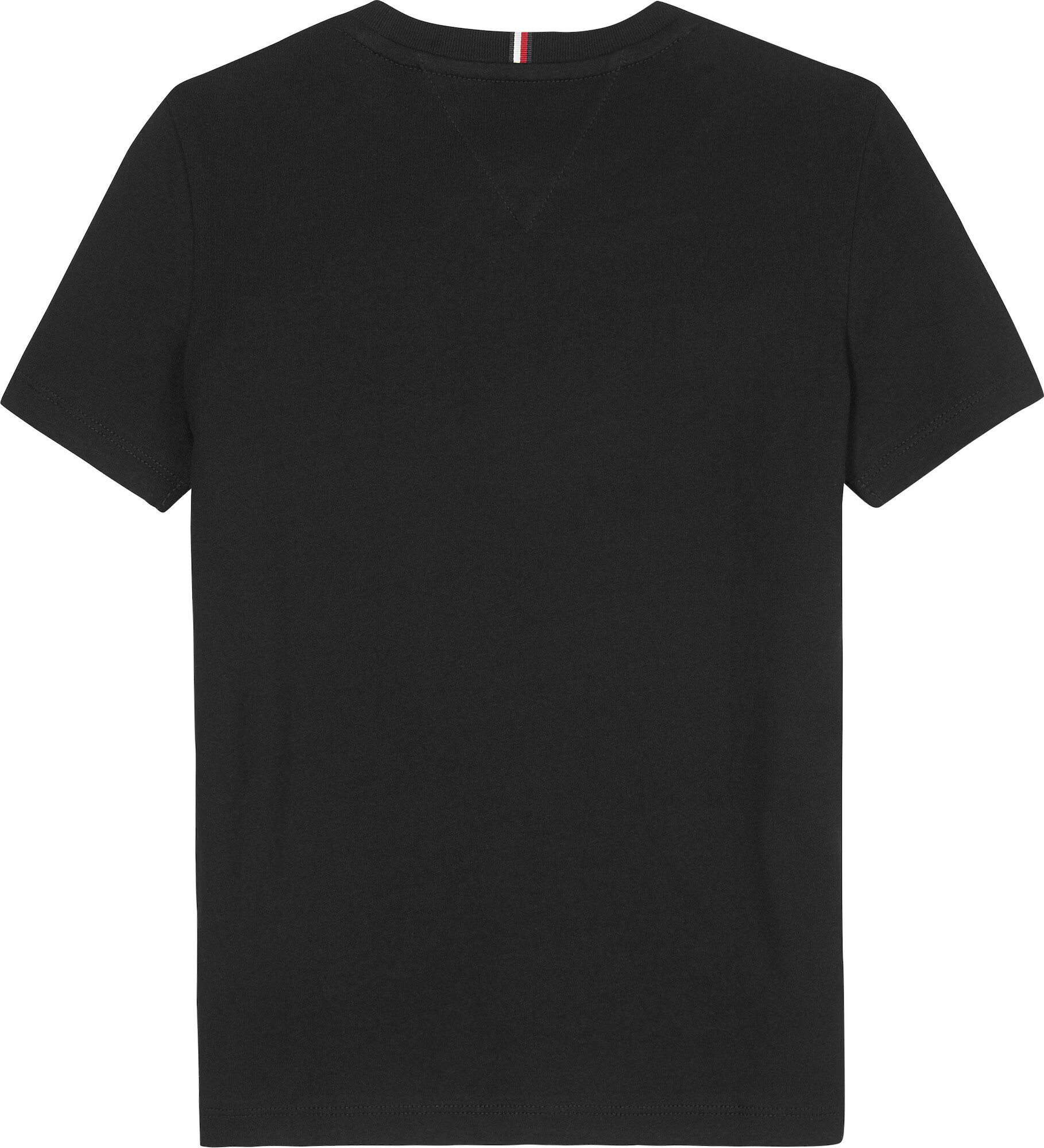 TOMMY HILFIGER Tricou negru / alb - Pled.ro