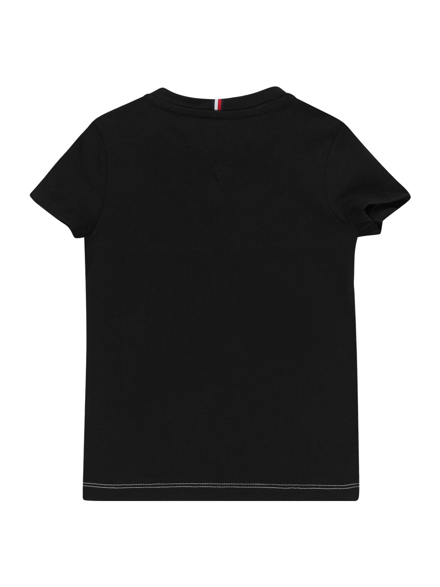 TOMMY HILFIGER Tricou negru / alb - Pled.ro