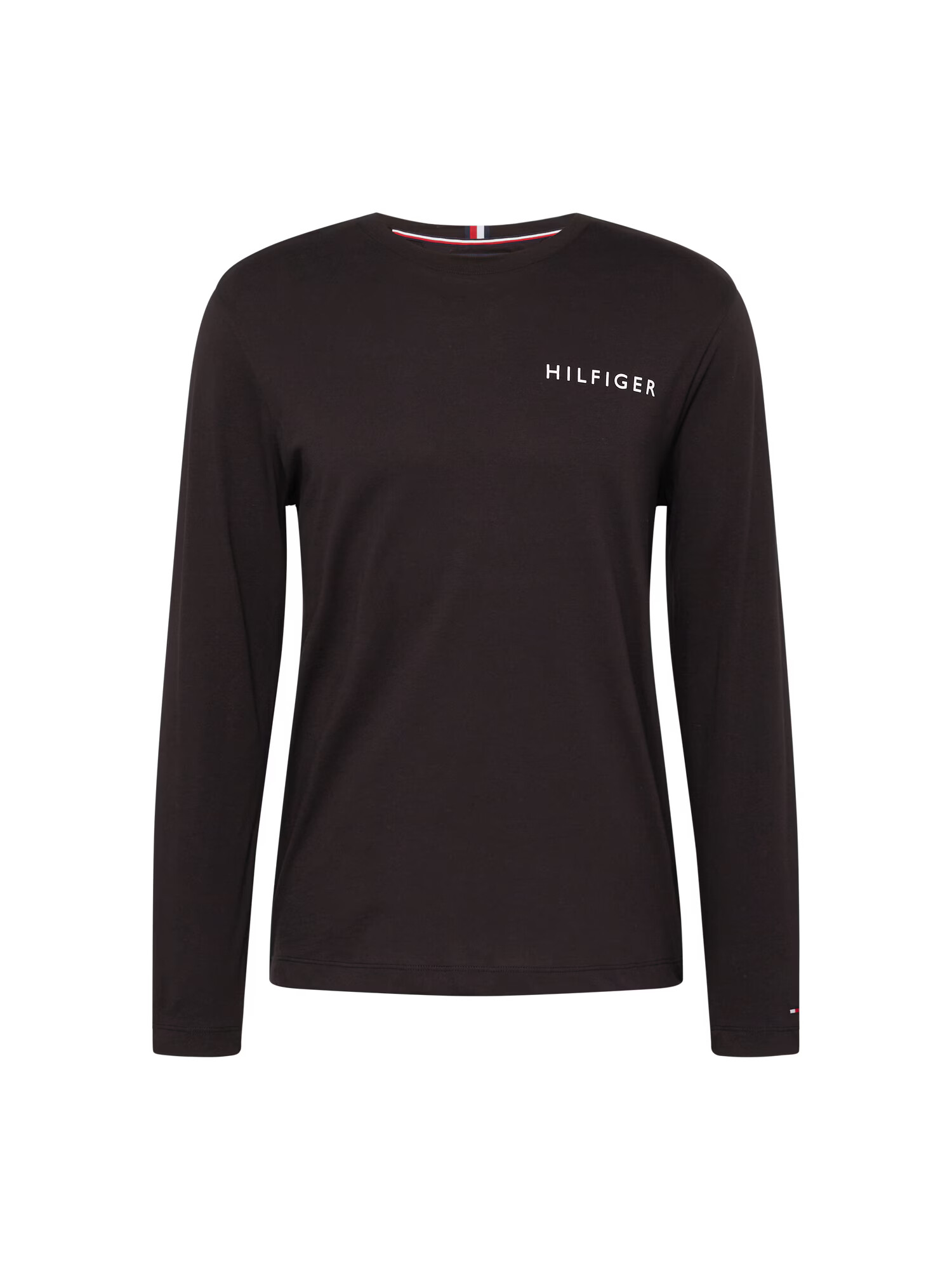 TOMMY HILFIGER Tricou negru / alb - Pled.ro