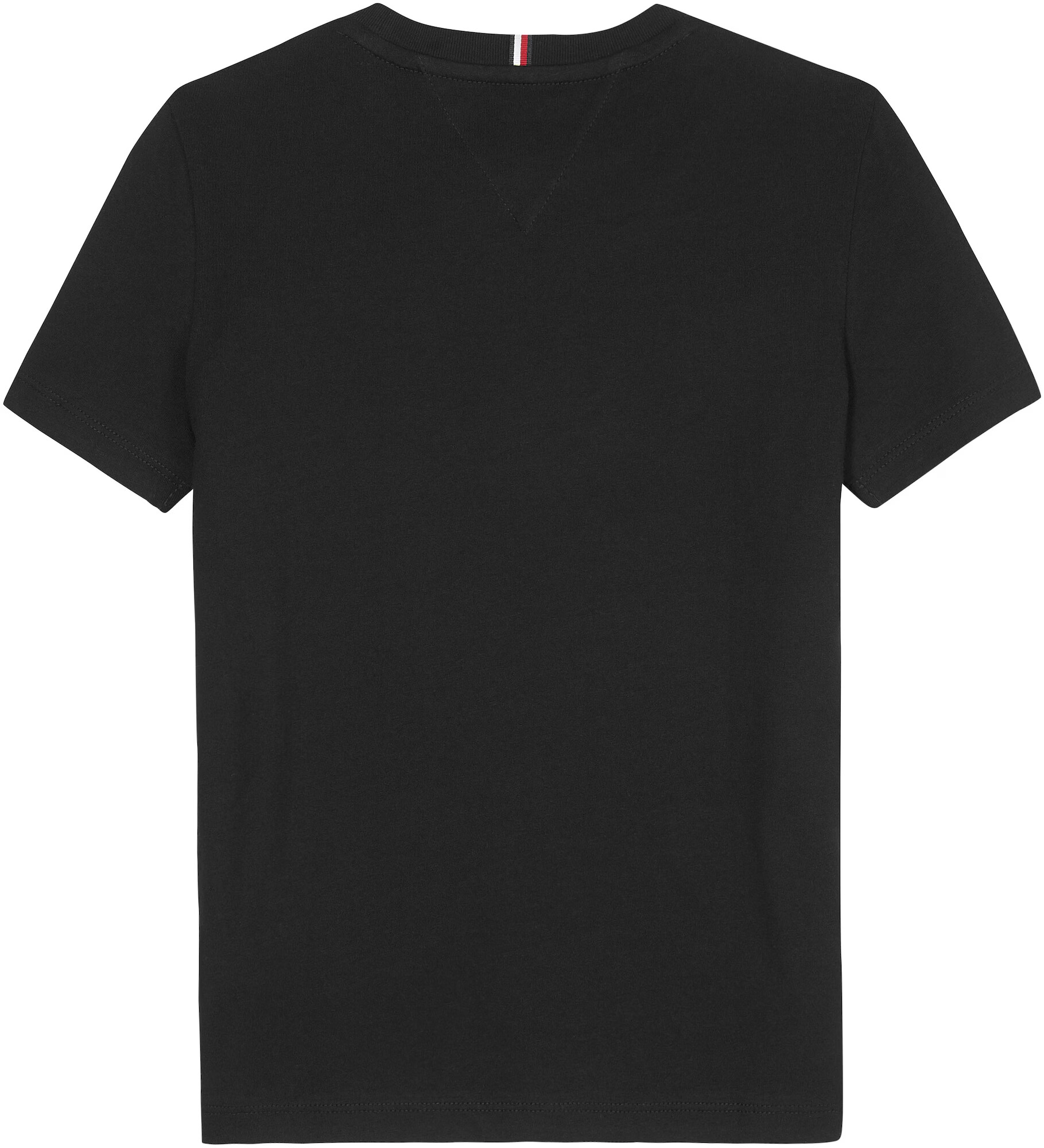 TOMMY HILFIGER Tricou negru / alb - Pled.ro