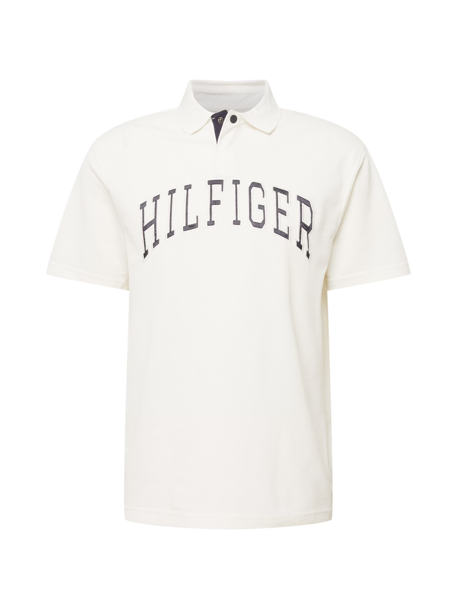 TOMMY HILFIGER Tricou negru / alb - Pled.ro