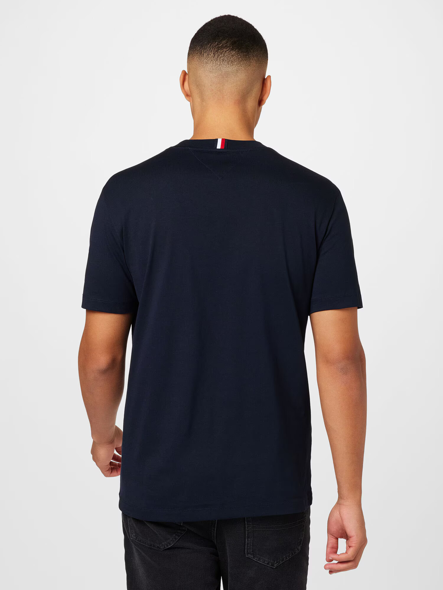 TOMMY HILFIGER Tricou 'POP' albastru noapte / portocaliu / roşu închis / alb murdar - Pled.ro