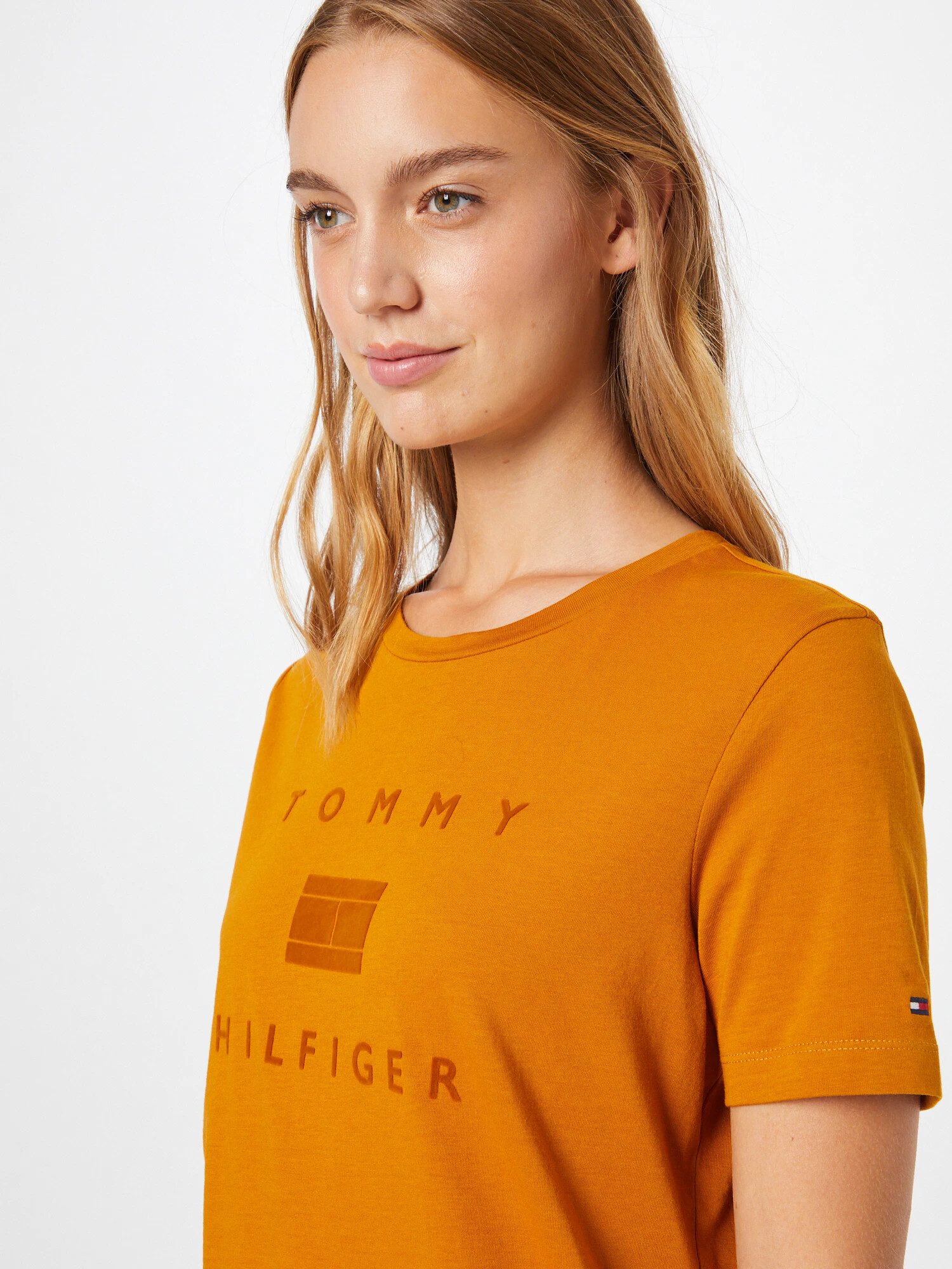 TOMMY HILFIGER Tricou portocaliu / portocaliu închis - Pled.ro