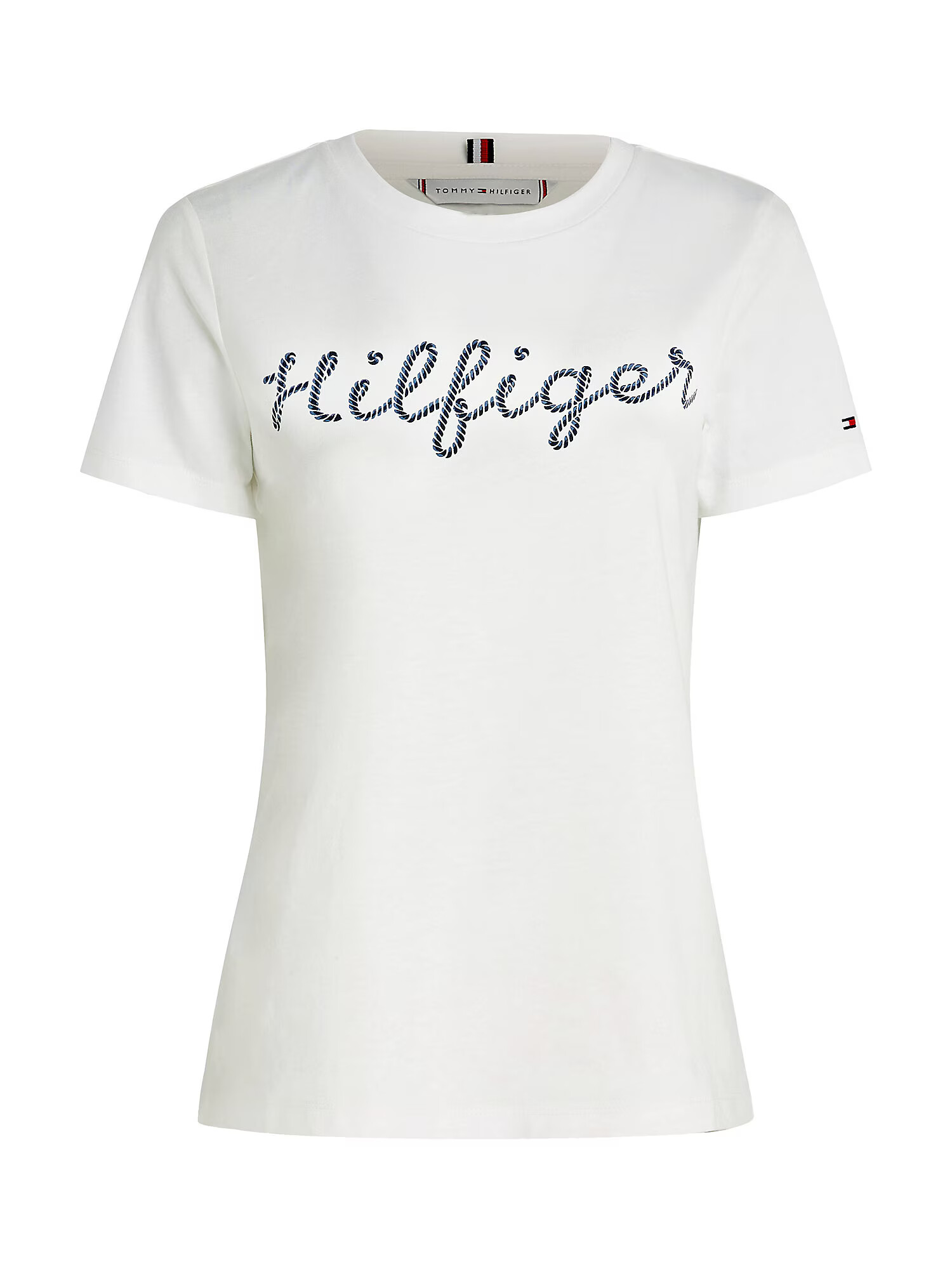 TOMMY HILFIGER Tricou 'Rope' albastru / roșu / negru / alb - Pled.ro