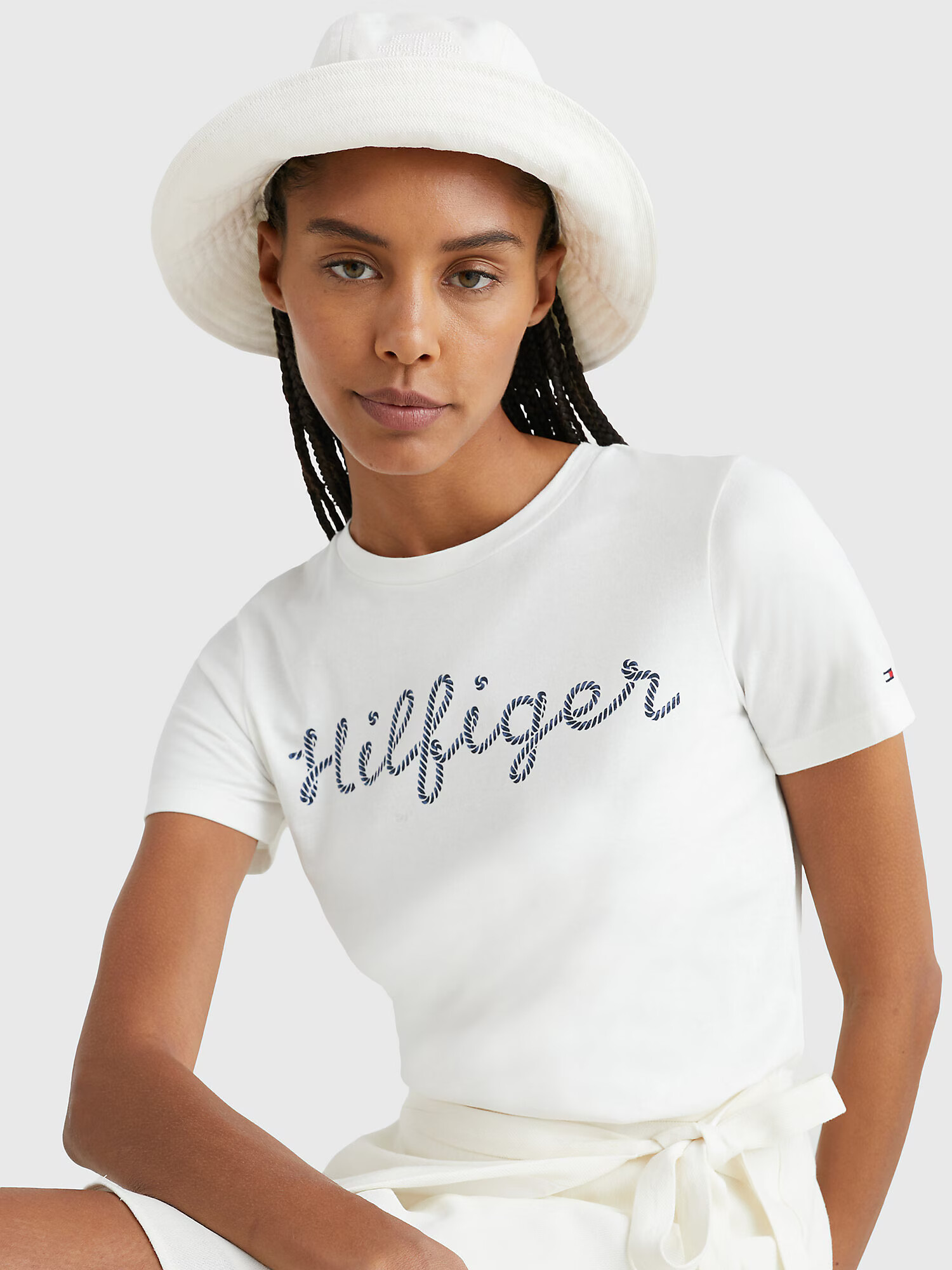 TOMMY HILFIGER Tricou 'Rope' albastru / roșu / negru / alb - Pled.ro