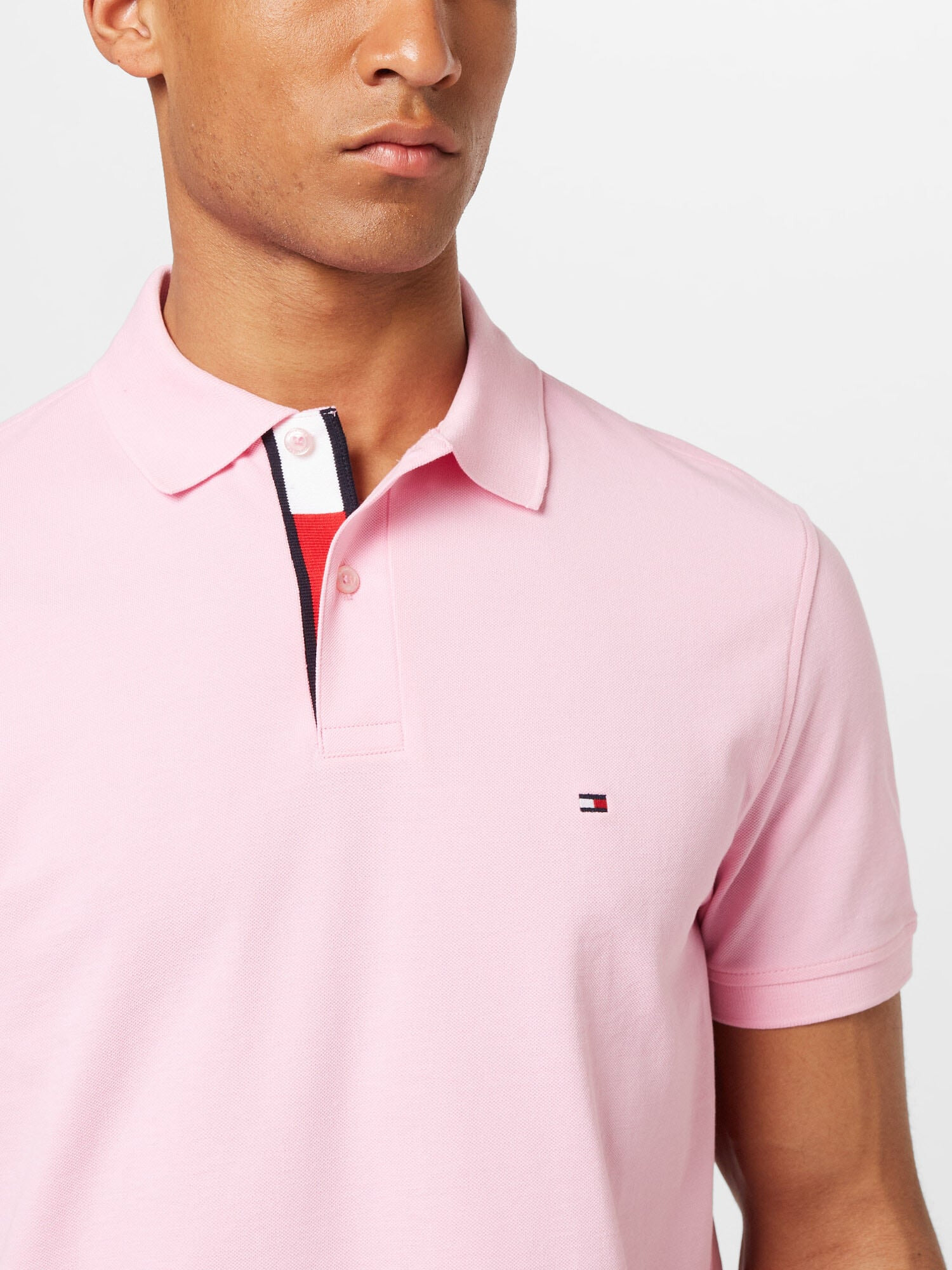 TOMMY HILFIGER Tricou roz pastel - Pled.ro