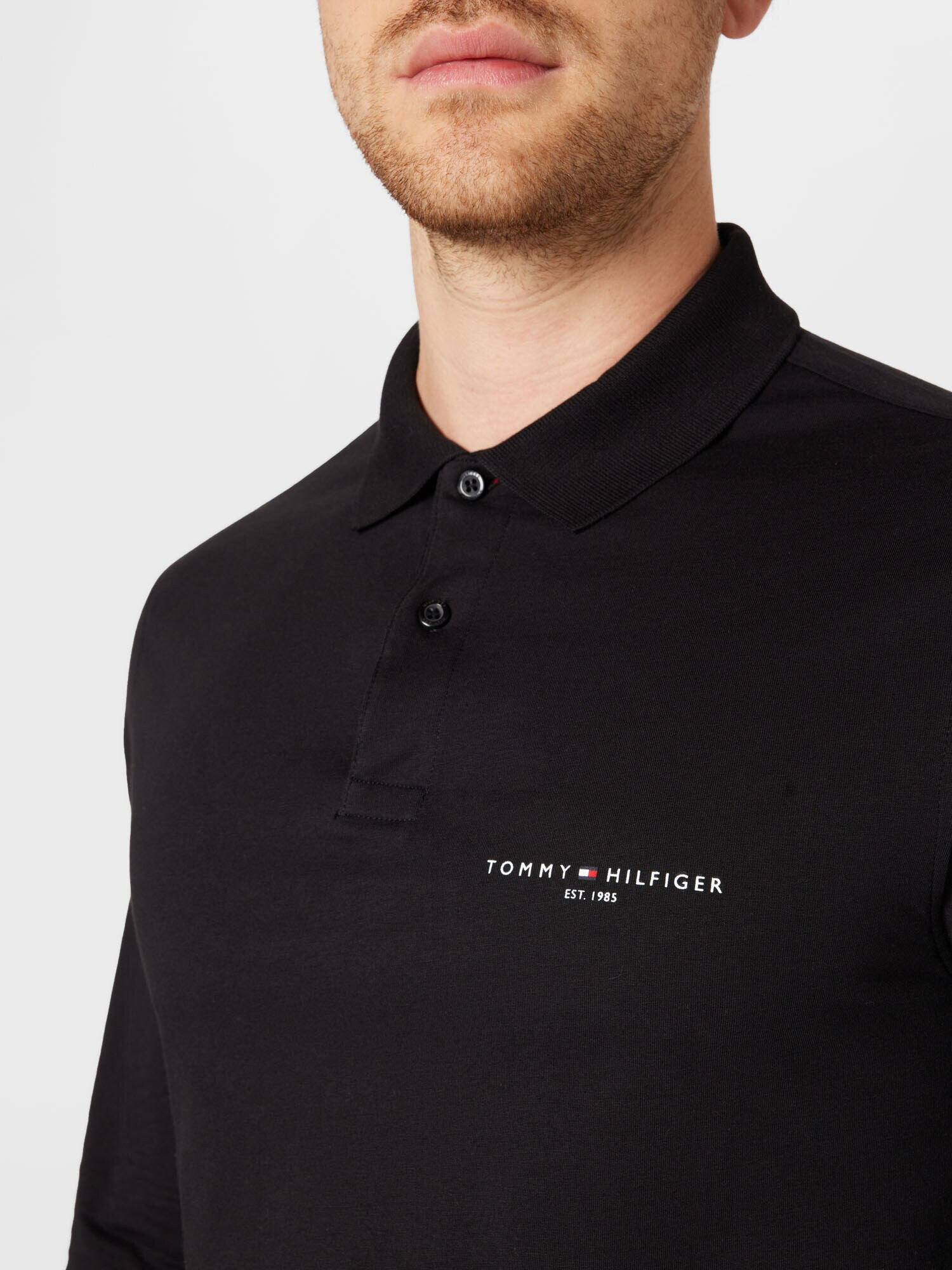 TOMMY HILFIGER Tricou roși aprins / negru / alb - Pled.ro